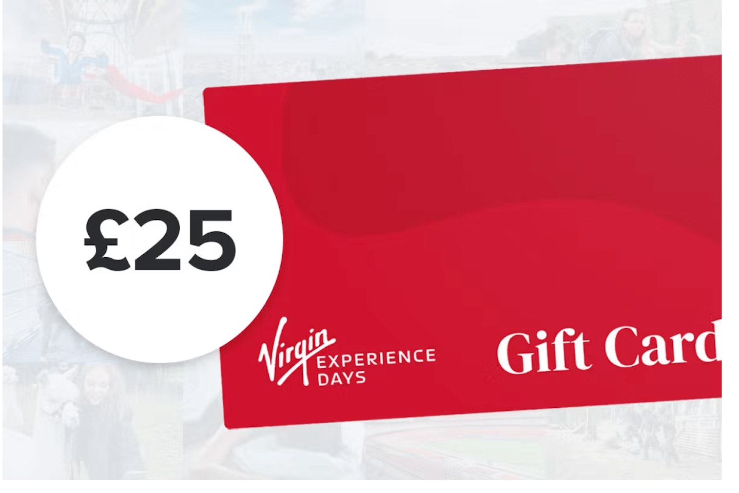 VIRGIN EXPERIENCE DAYS GIFT CARD