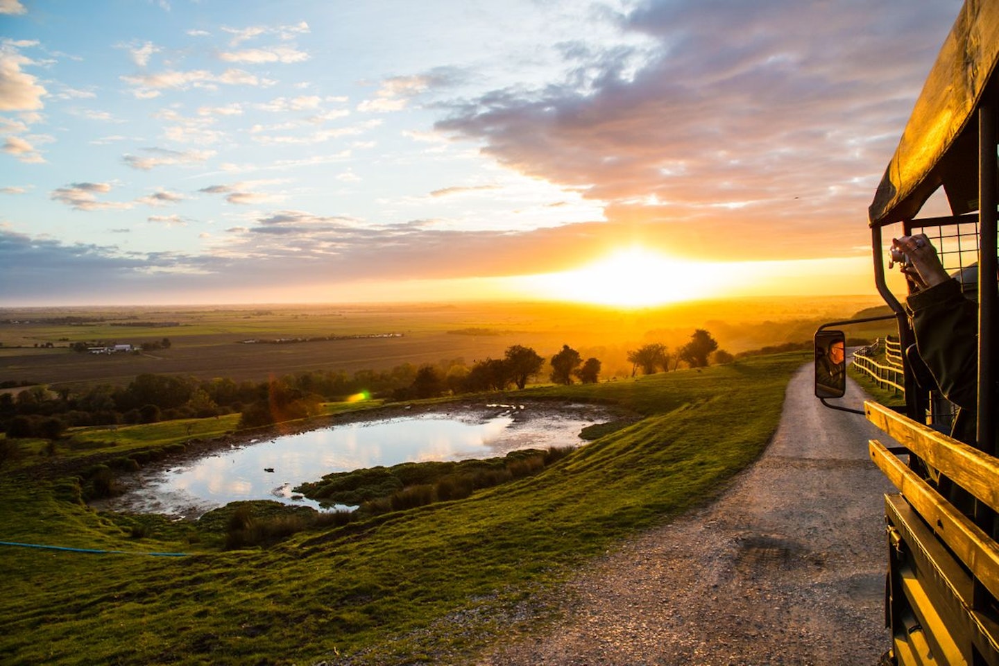 Visit to Port Lympne Reserve and Truck Safari for a Family of Four with Animal Adoption