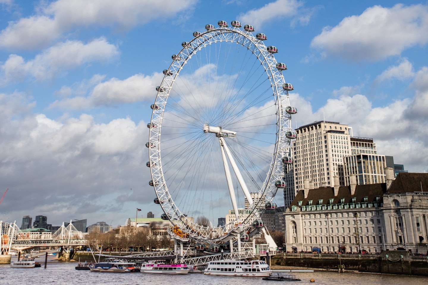 Visit to the London Eye and Bottomless Pizza at Gordon Ramsay's Street Pizza for Two