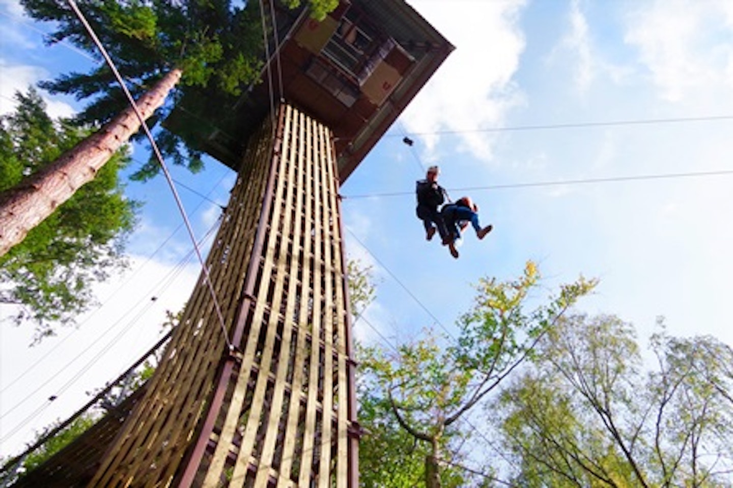 100ft Plummet at Zip World for Two 3