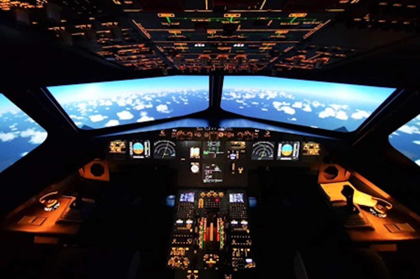 120 minute Airbus A320 Flight Simulator