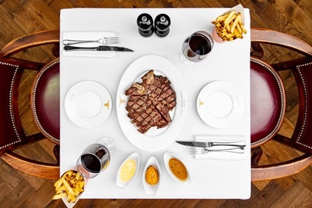 24oz Porterhouse Steak to Share with Unlimited Fries and a Cocktail at Marco Pierre White's London Steakhouse Co 1