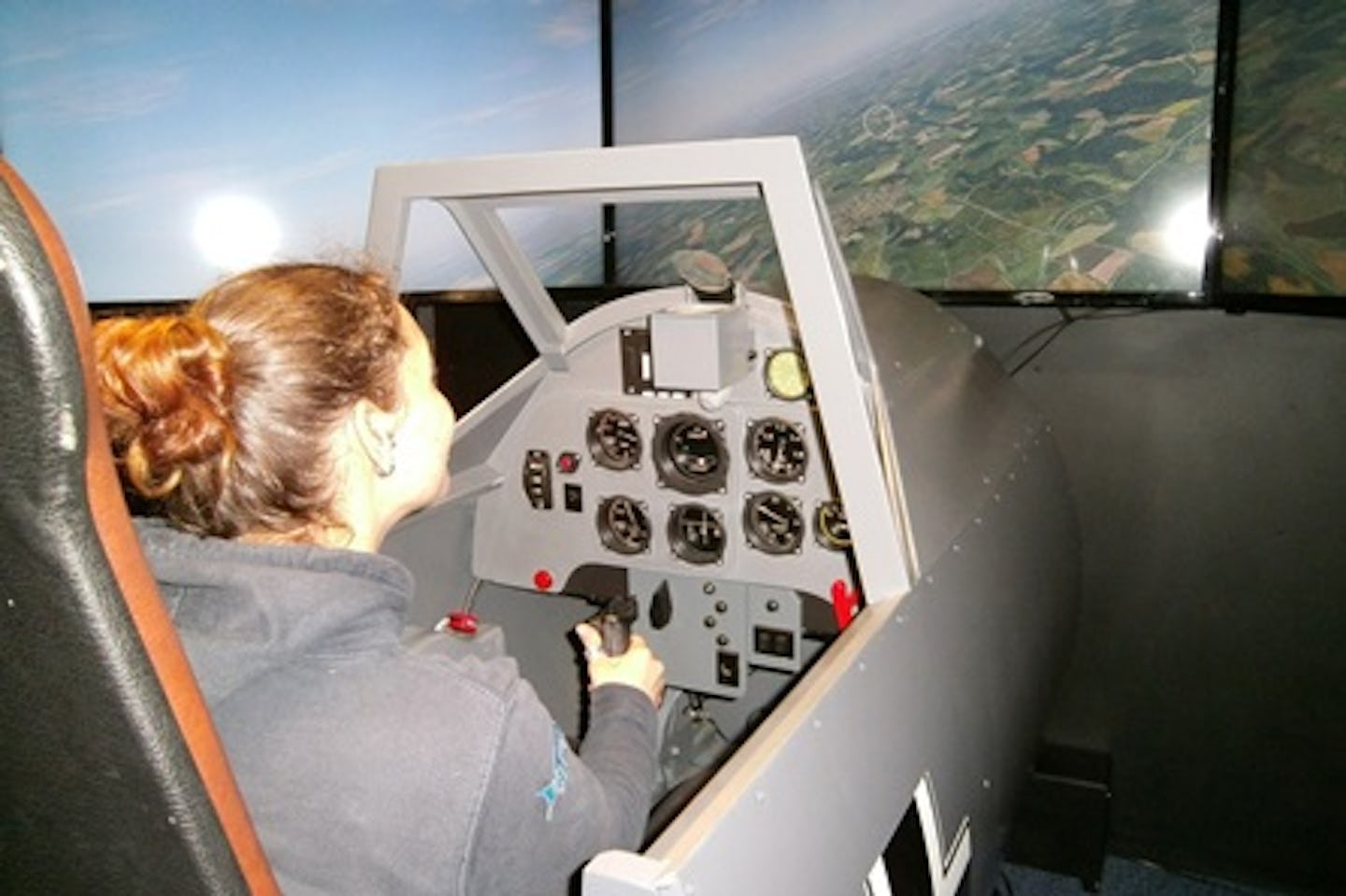 60 Minute Spitfire or Messerschmitt Flight Simulator