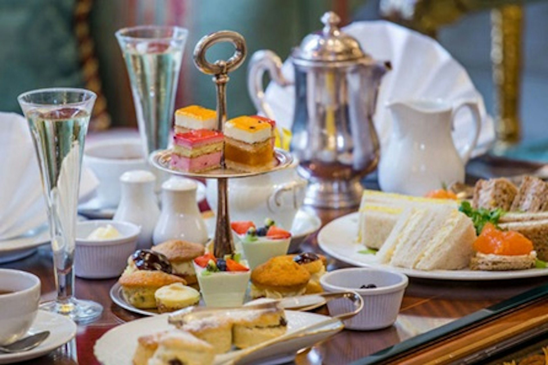 Champagne Afternoon Tea for Two at the 5* Bentley Hotel, London 1