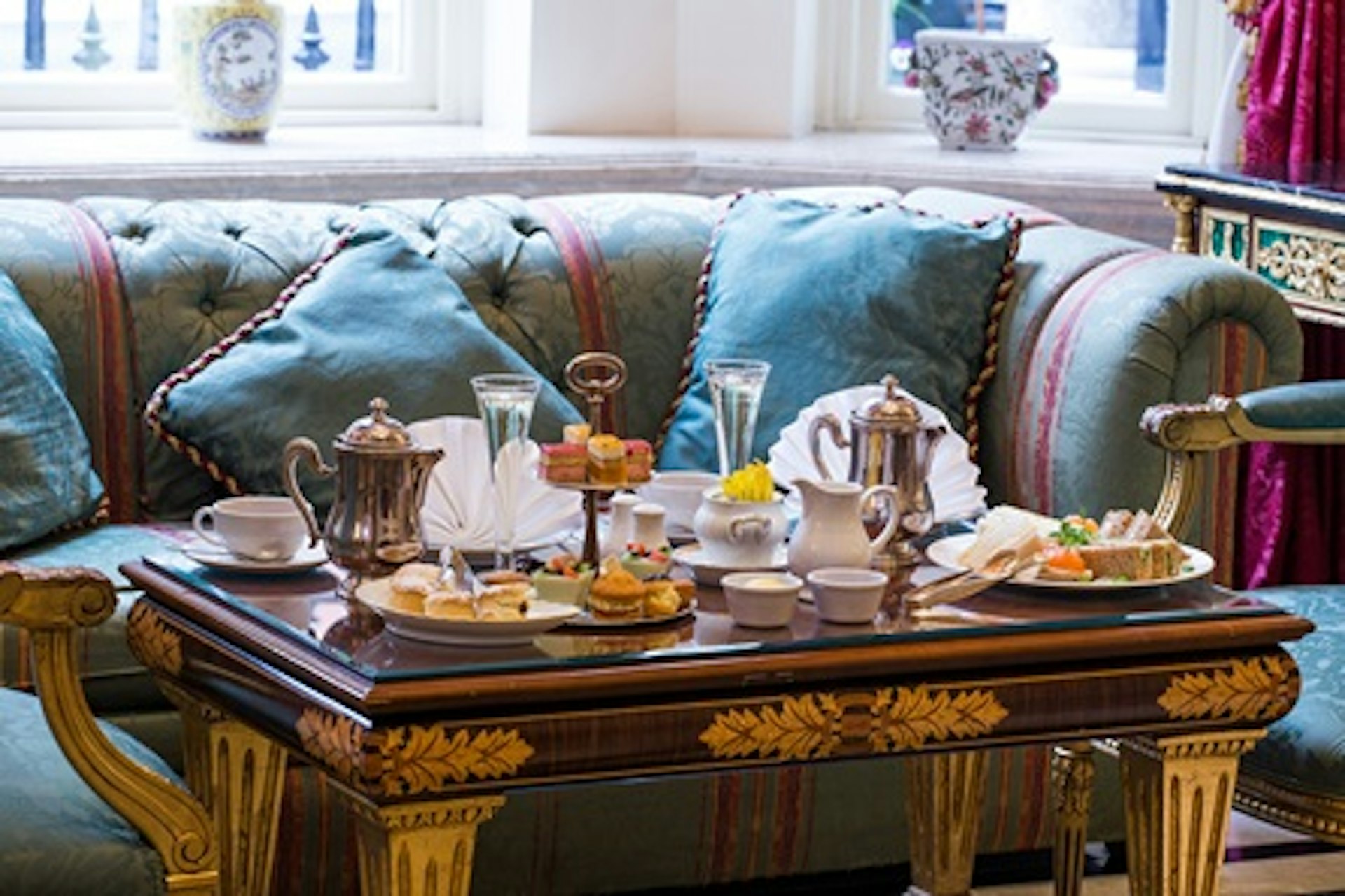 Champagne Afternoon Tea for Two at the 5* Bentley Hotel, London 2