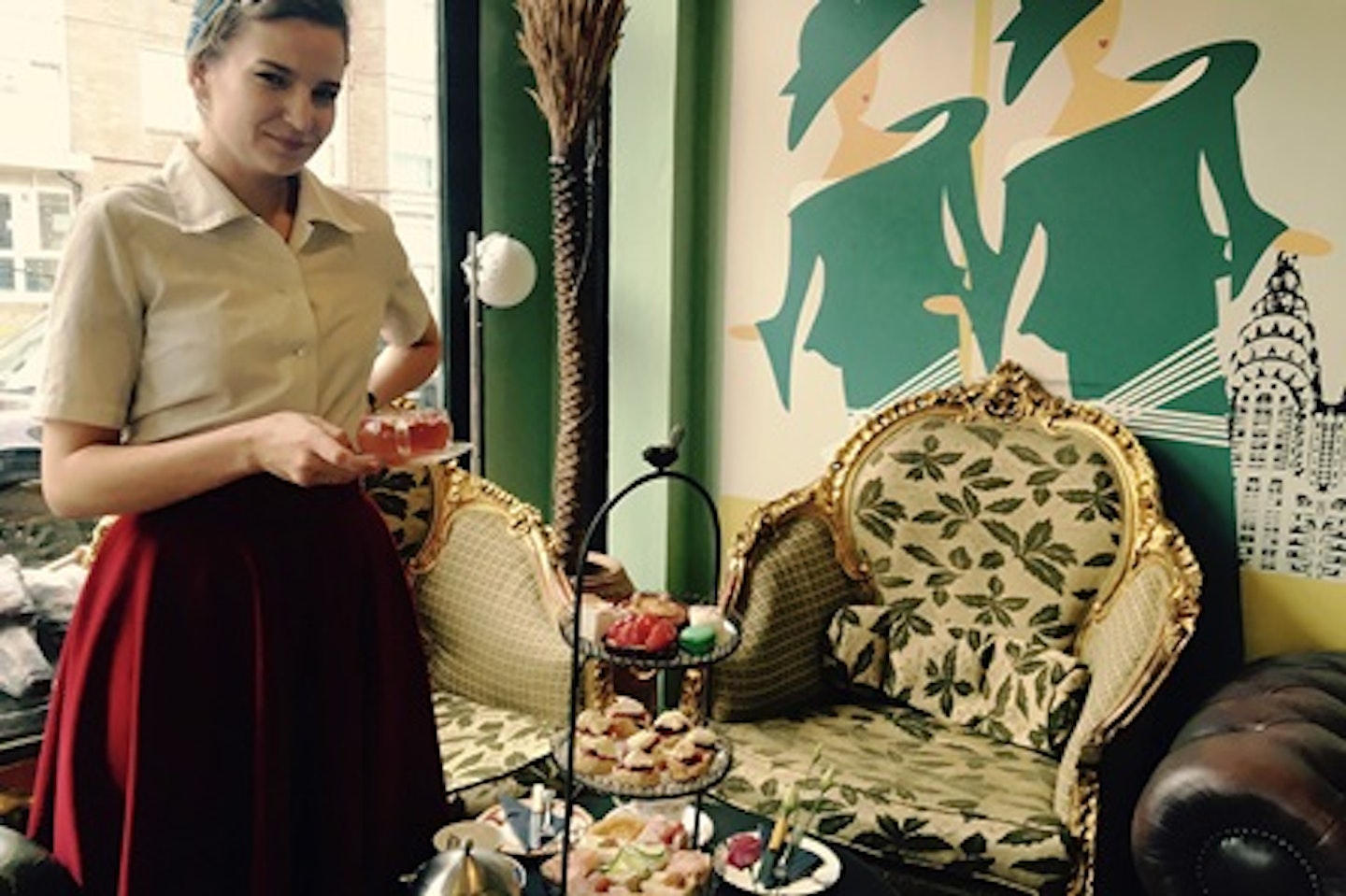 Gin Afternoon Tea for Two at Metrodeco Tea Salon, Brighton 1