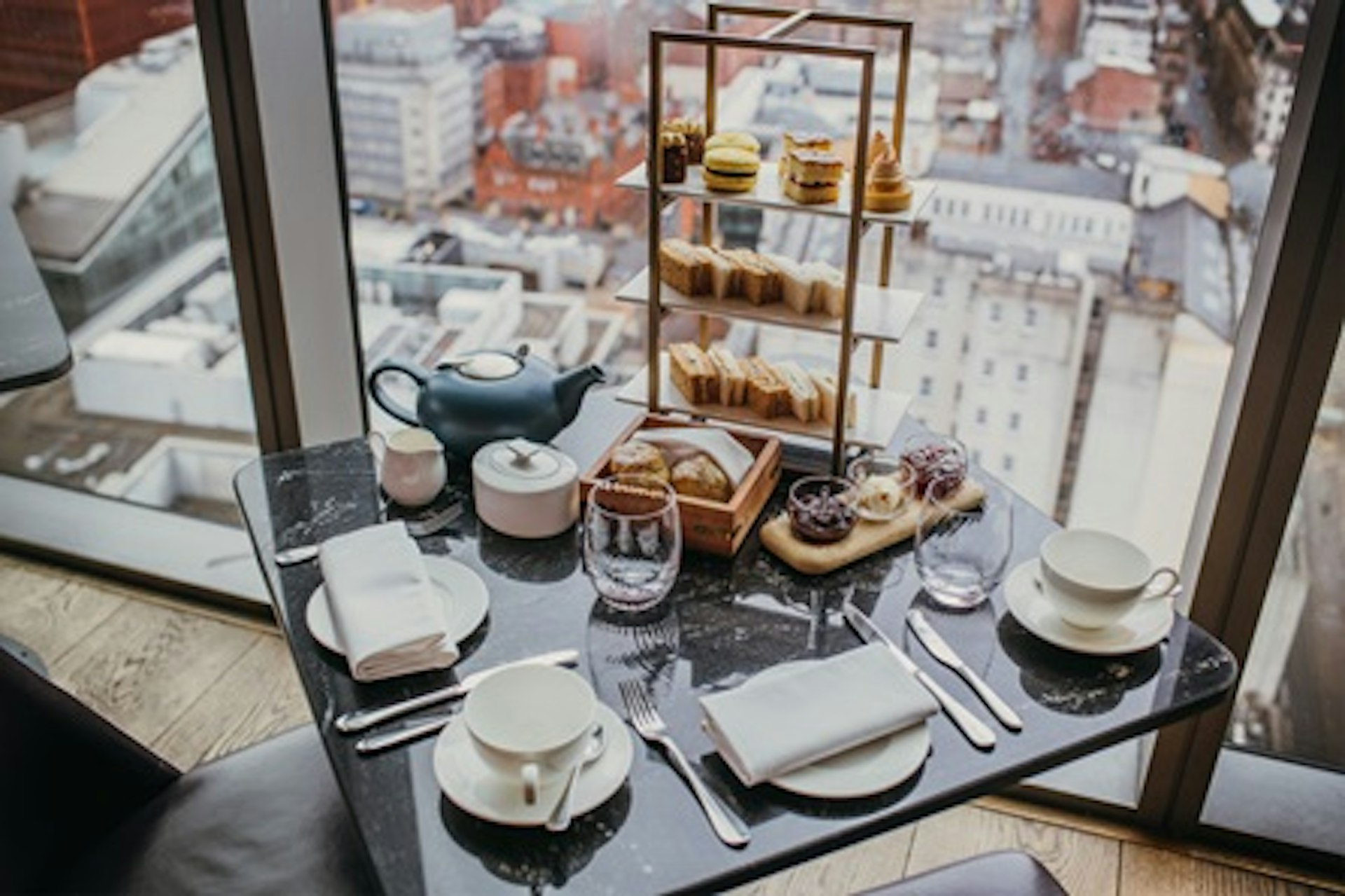Afternoon Tea for Two at 20 Stories Rooftop Restaurant, Manchester 1