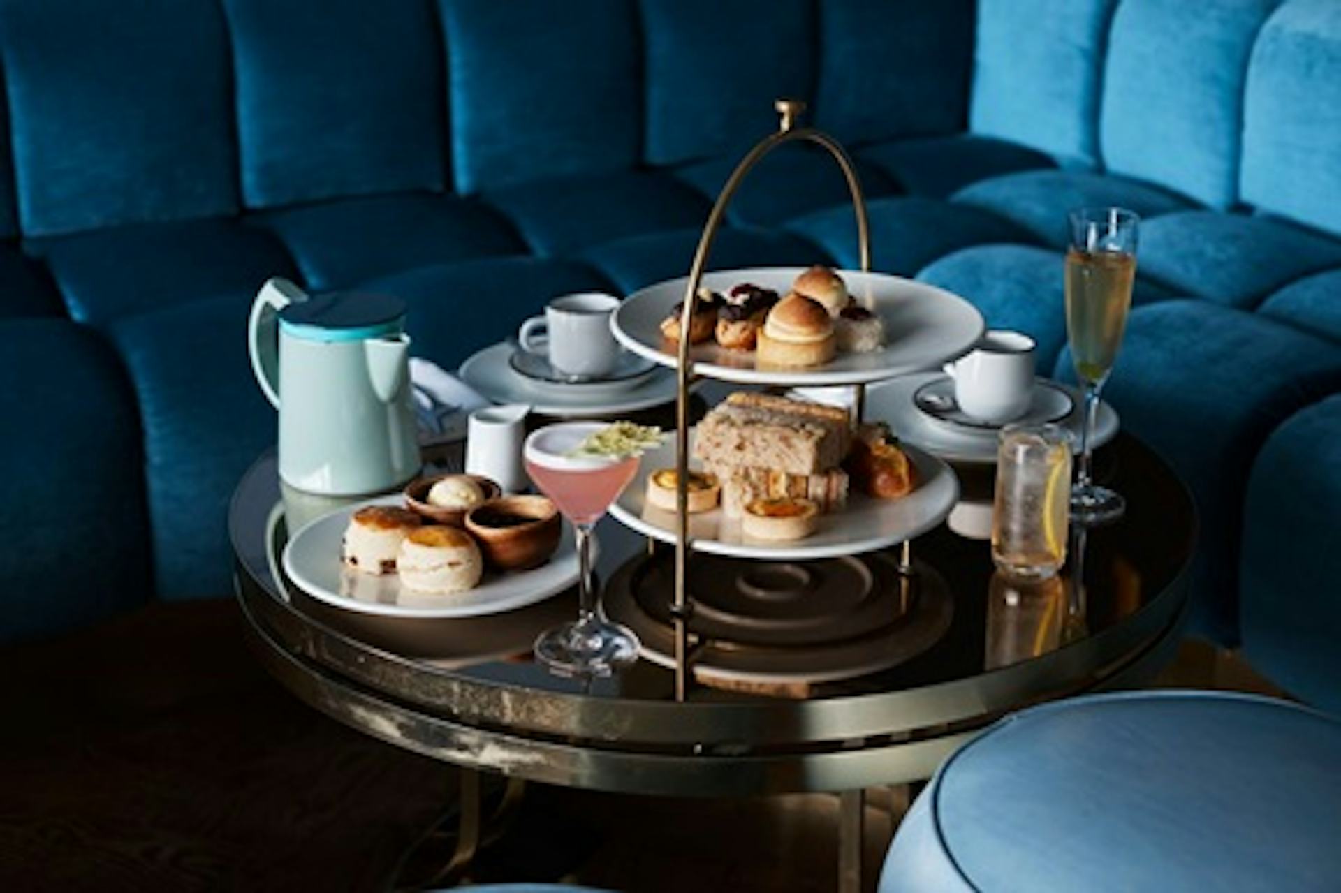 Afternoon Tea with Cocktails for Two at the Iconic Lyaness Bar, Sea Containers London