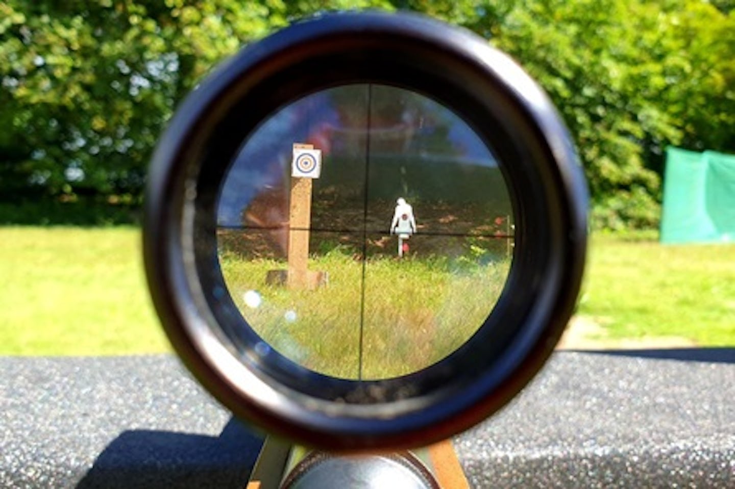 Air Rifle Shooting with Exploding Targets for Two