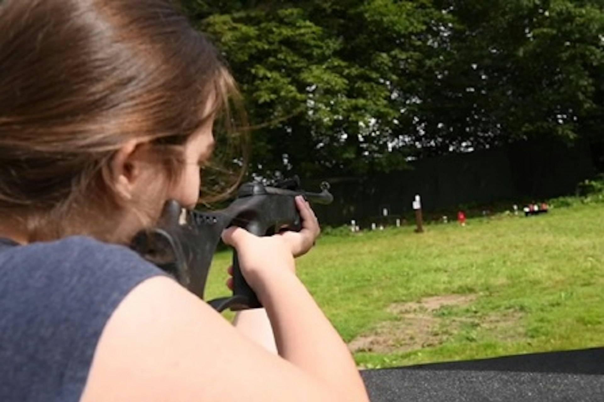 Air Rifle Shooting with Exploding Targets for Two 3