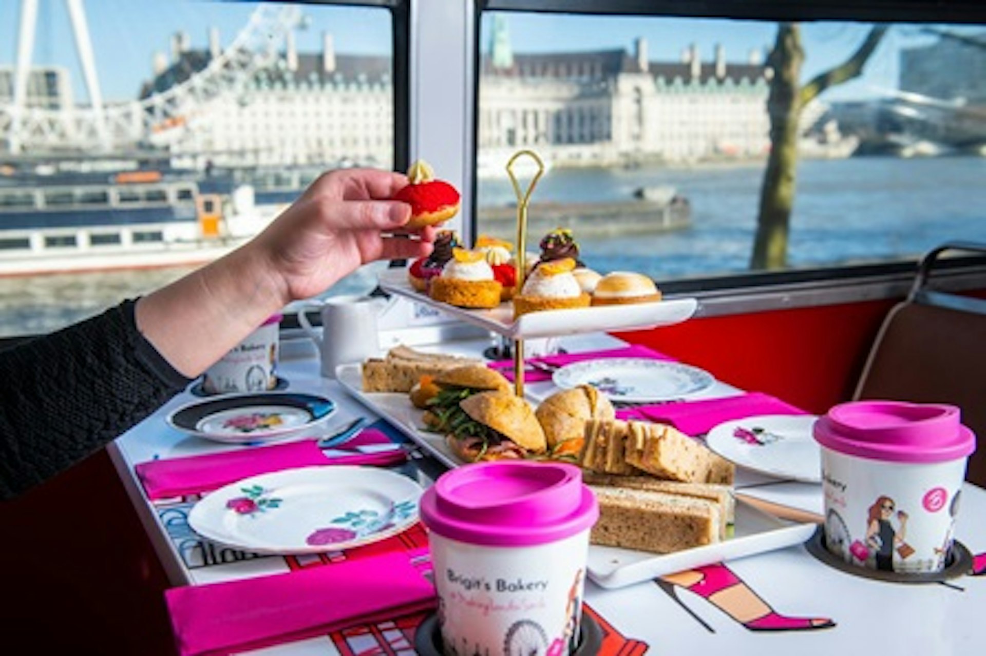 Vintage Afternoon Tea Bus in London for Two with B Bakery 2