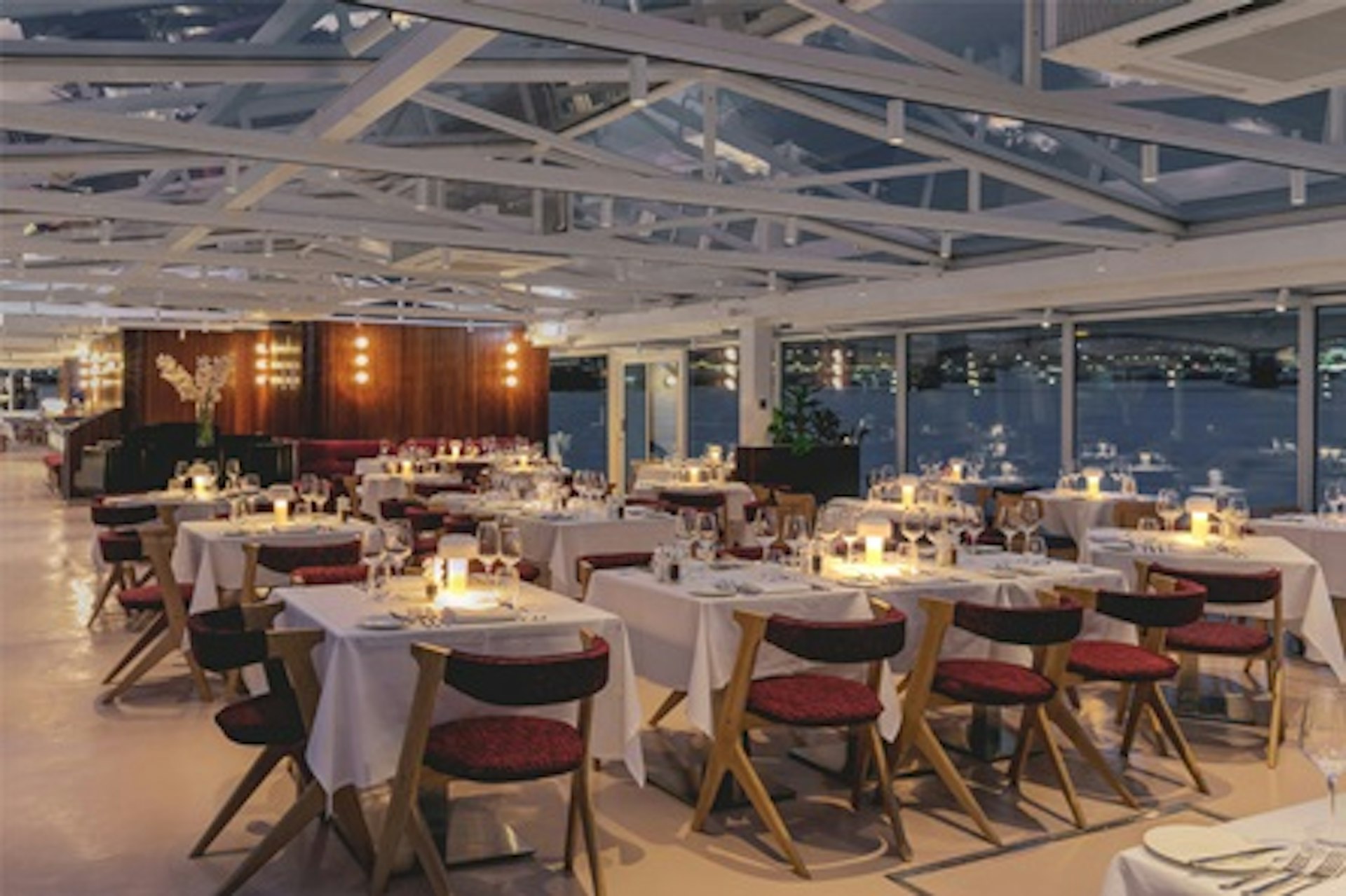 Bateaux London Three Course Thames Dinner Cruise with Wine for Two 4