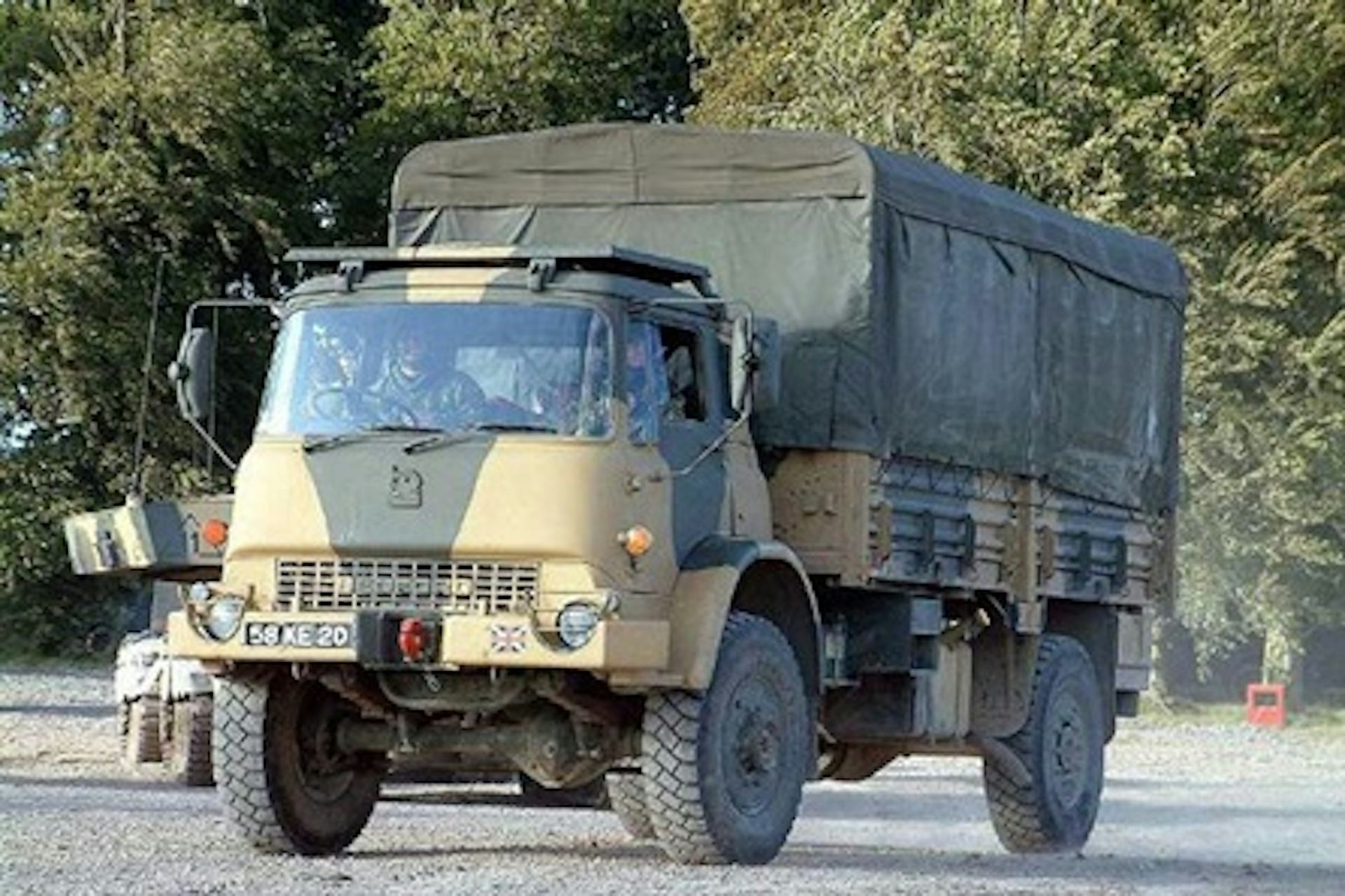 Bedford MJ Army Truck Driving