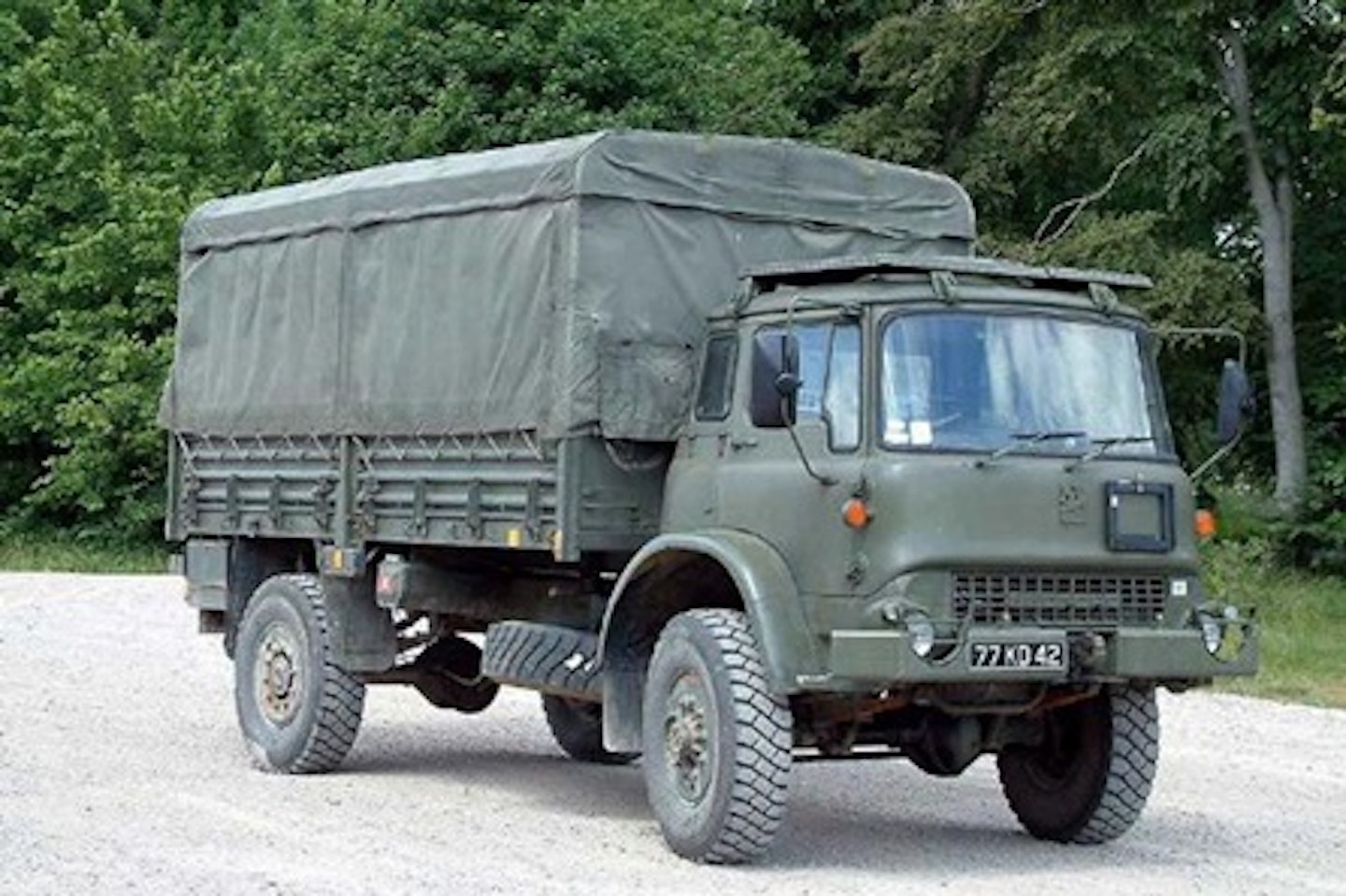 Bedford MJ Army Truck Driving 2