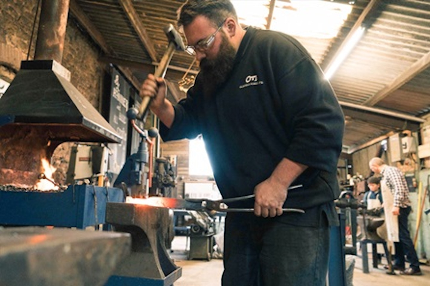 Blacksmith Forging Experience with Cider Tasting at The Oldfield Forge 1