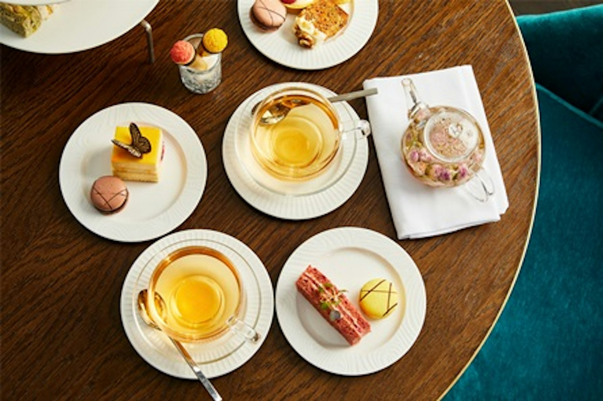Botanical Afternoon Tea with a Rose Champagne Cocktail for Two at London Marriott Hotel Park Lane 2