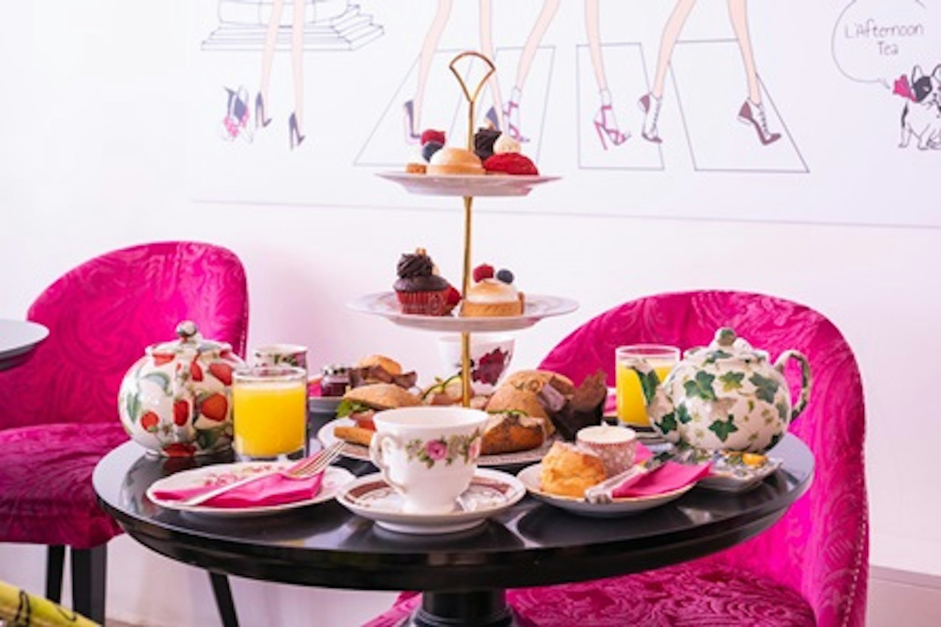 Bottomless Champagne Afternoon Tea for Two at Brigit's Bakery Covent Garden 2