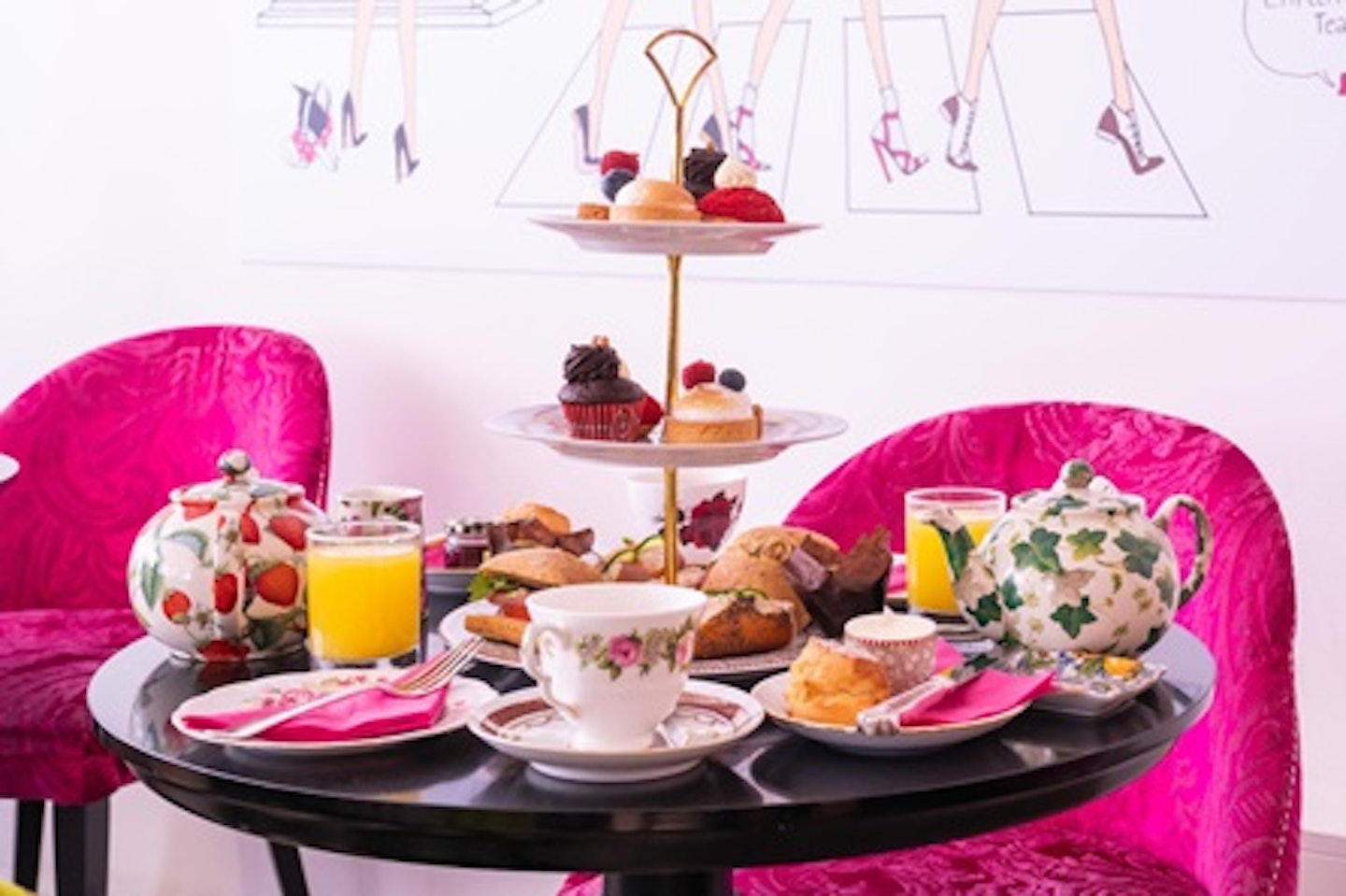 Bottomless Gin Cocktail Afternoon Tea for Two at Brigit's Bakery Covent Garden 1