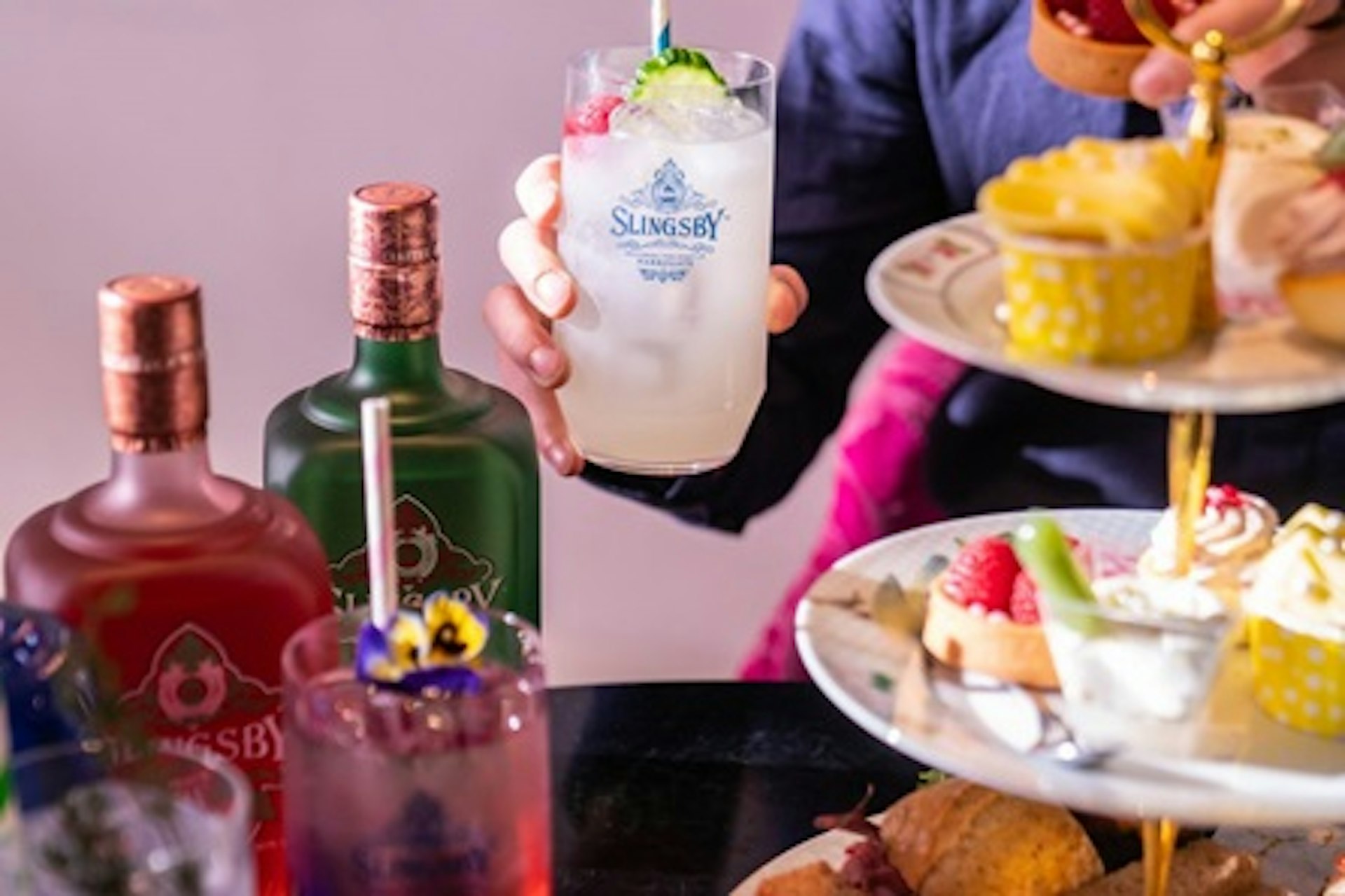 Bottomless Gin Cocktail Afternoon Tea for Two at Brigit's Bakery Covent Garden 3