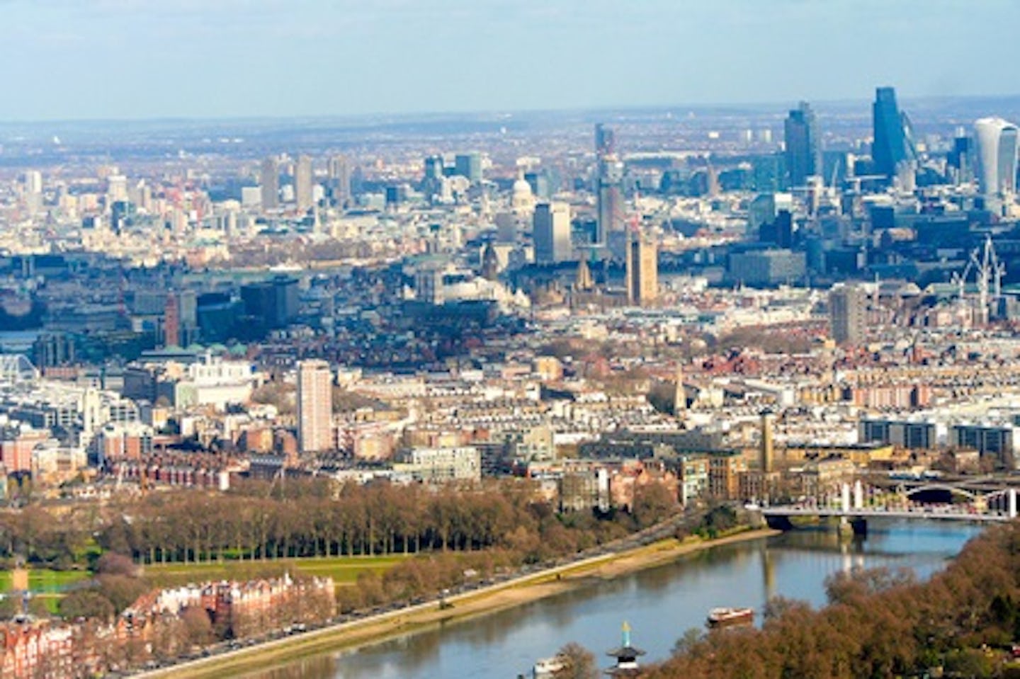 Central London Sights Helicopter Tour for Two