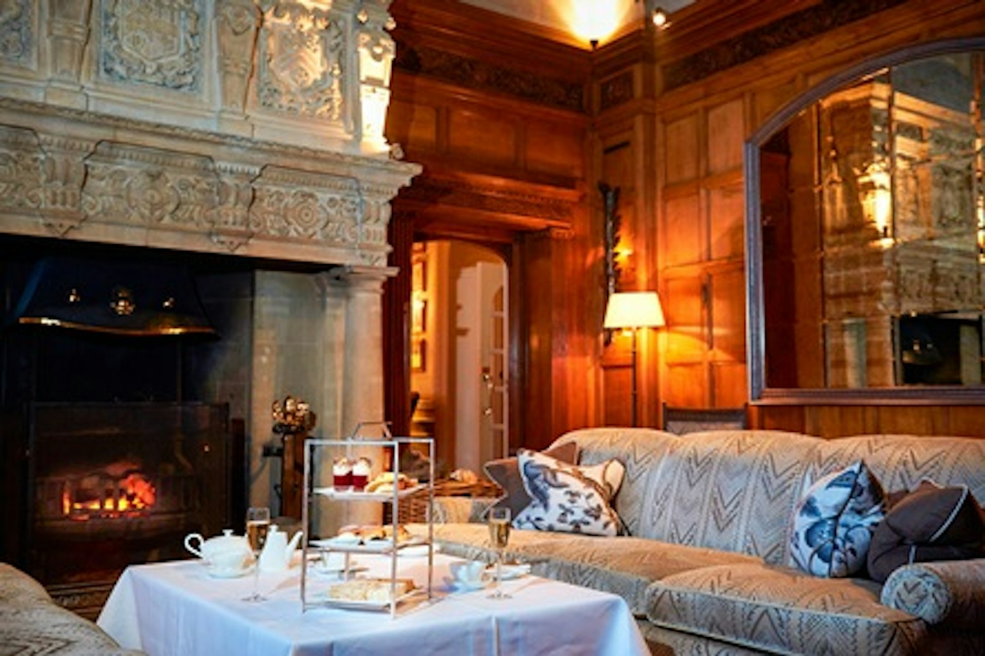 Champagne Afternoon Tea for Two at Bovey Castle 2