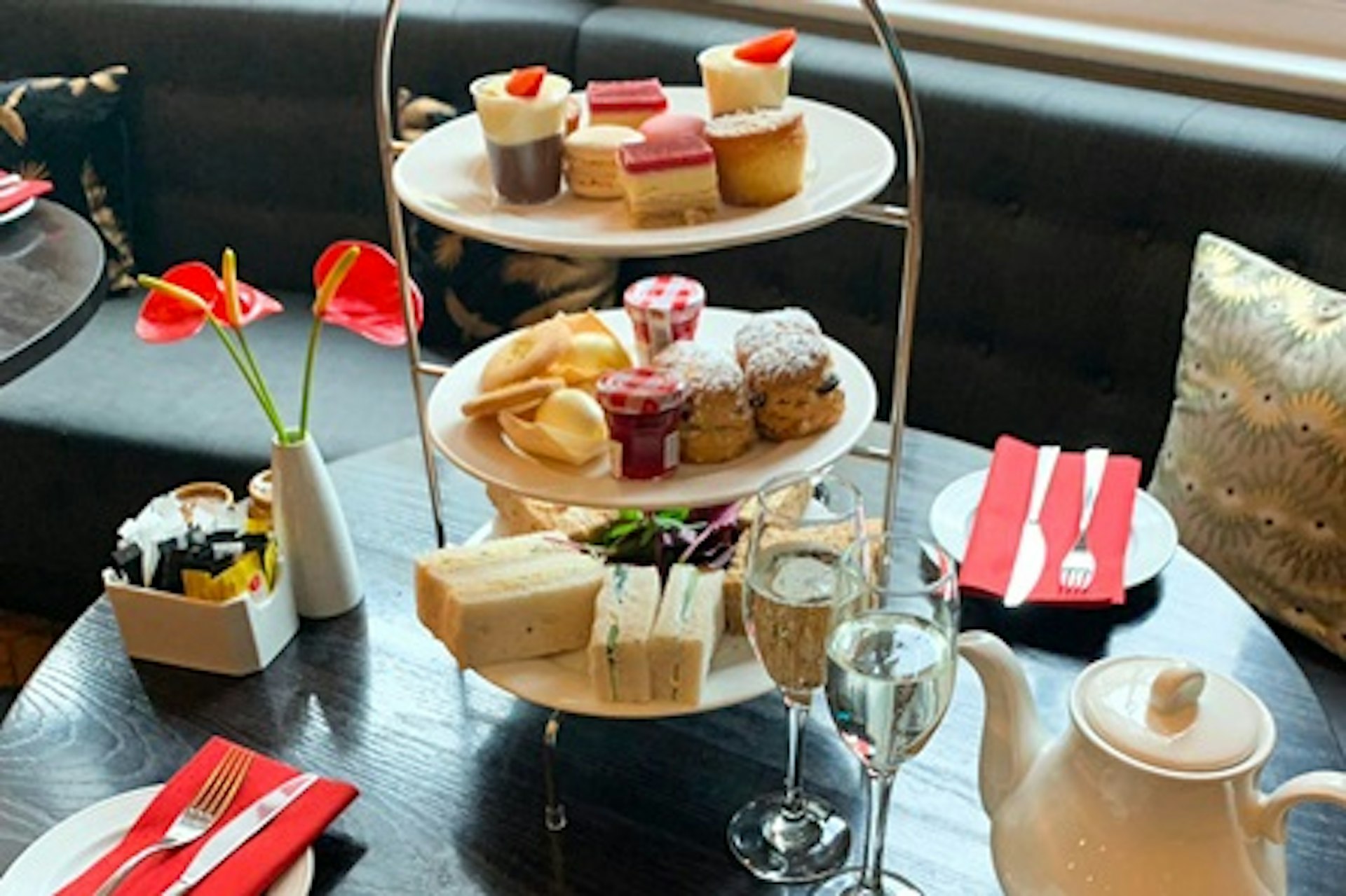 Champagne Afternoon Tea for Two at the Courthouse Hotel, London 1