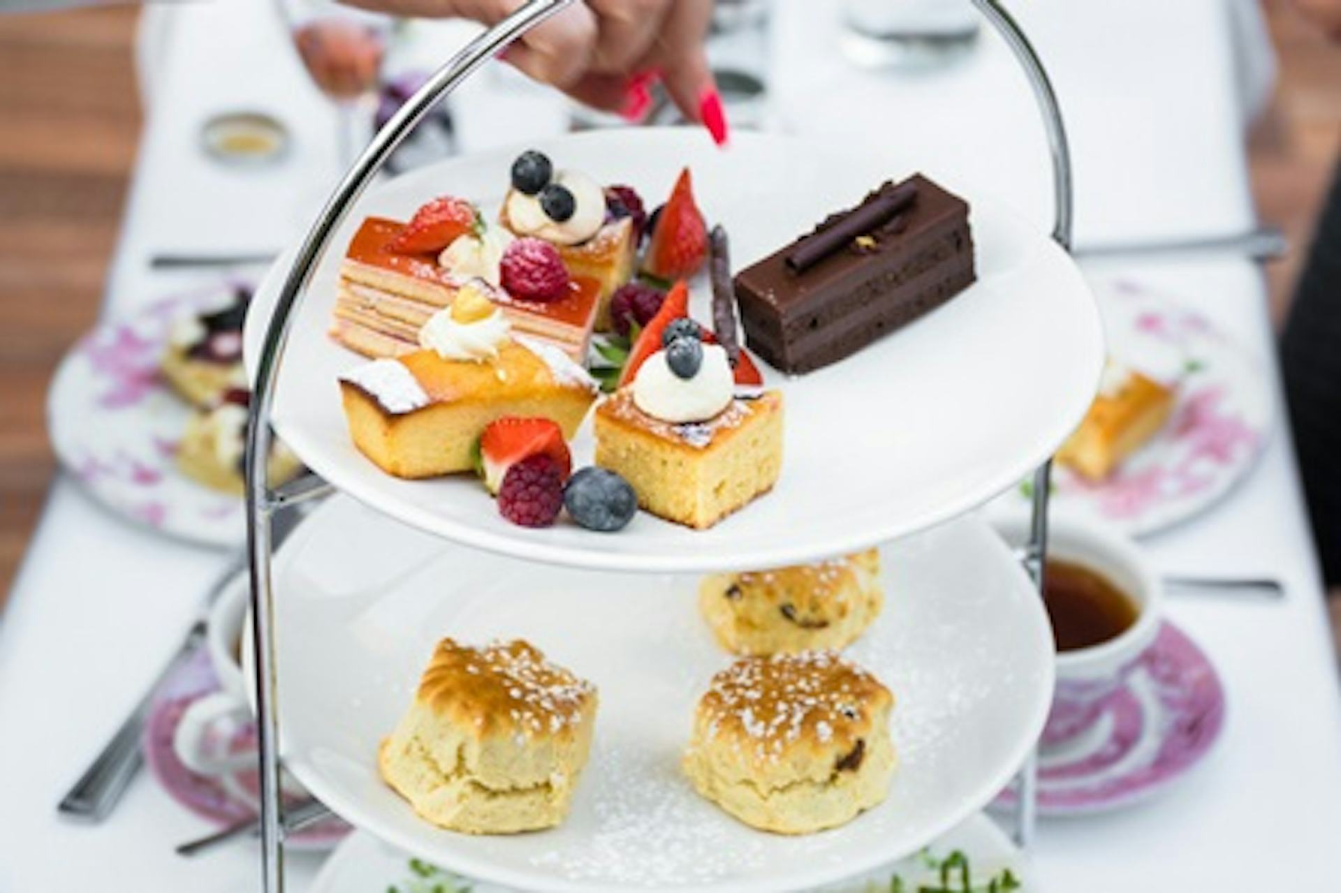 Champagne Afternoon Tea for Two in The Domes at Doubletree By Hilton London Kensington