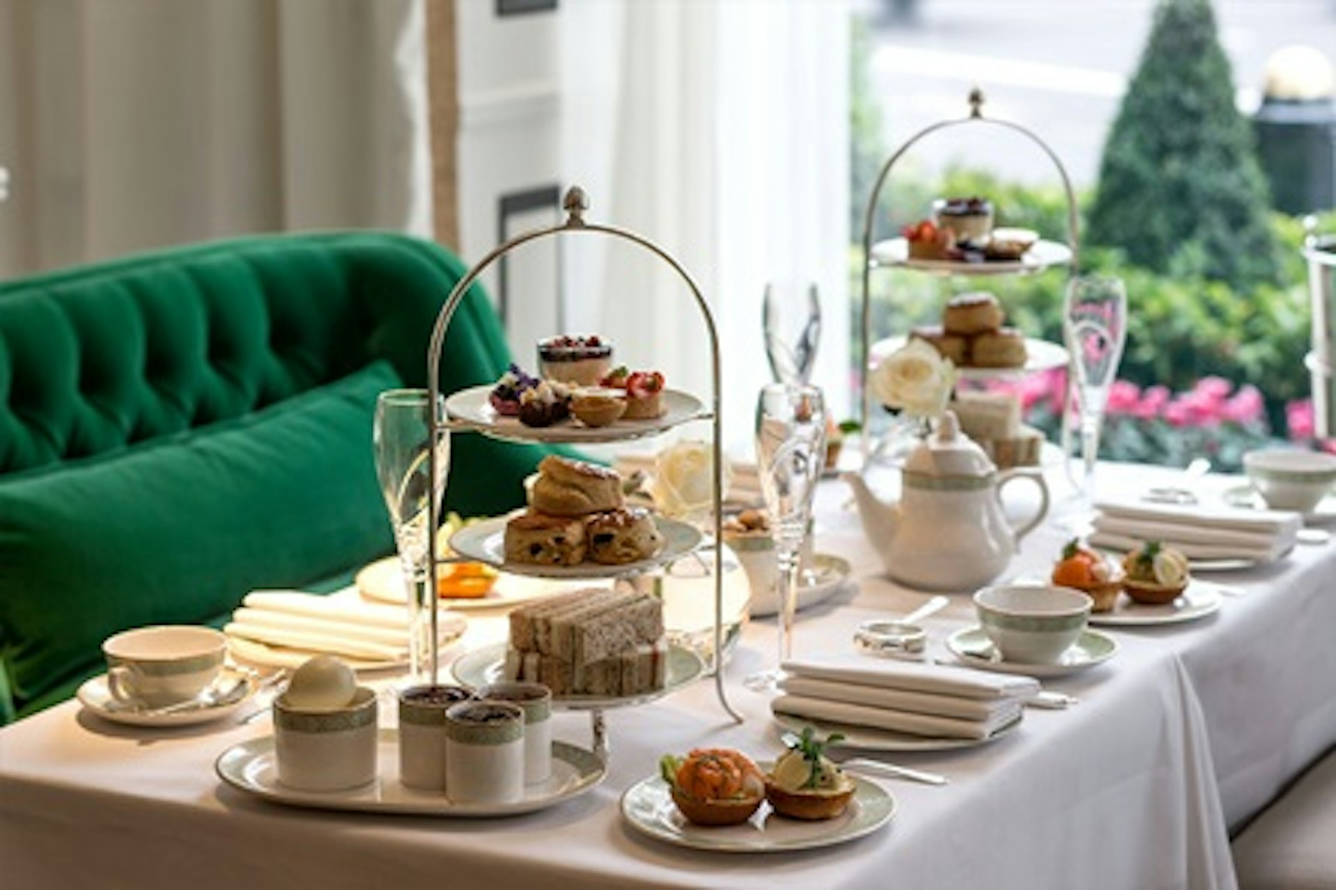 Champagne Afternoon Tea for Two at The Park Room at the Luxury 5* Grosvenor House Hotel 1