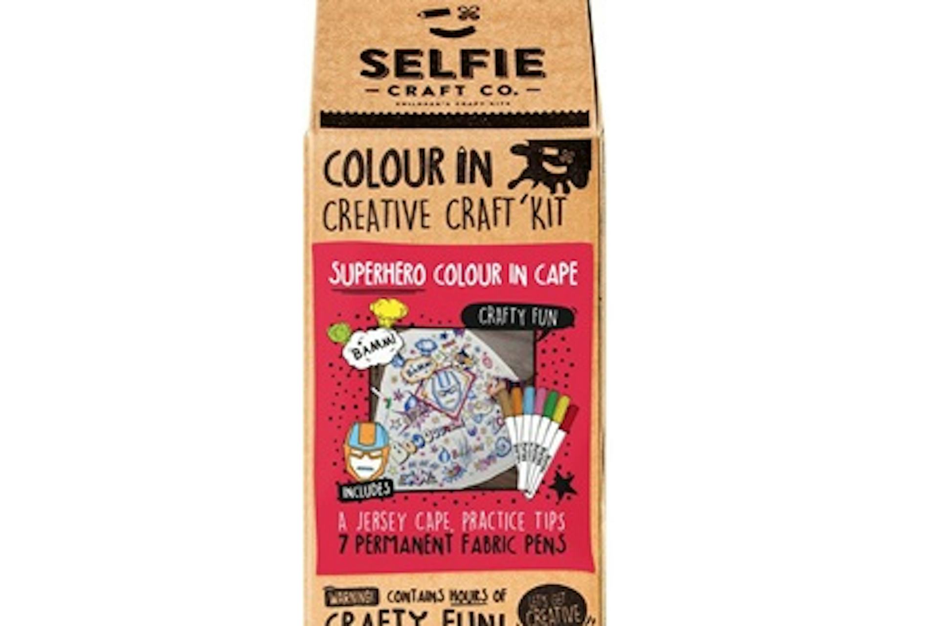 Children's Colour-In Creative Kit - Super Hero Cape