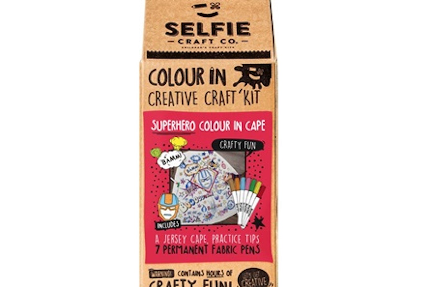 Children's Colour-In Creative Kit - Super Hero Cape 3