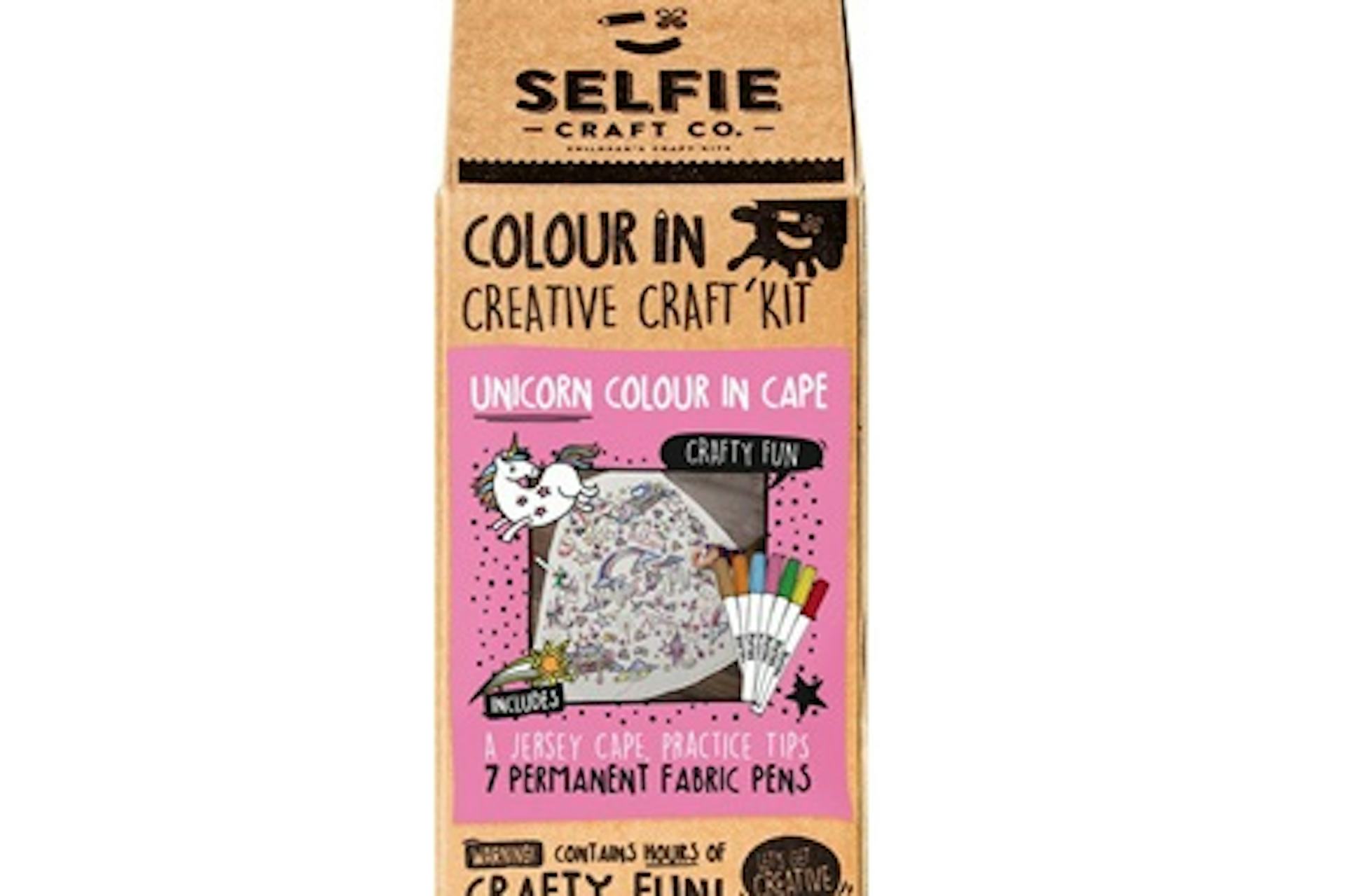 Children's Colour-In Creative Kit - Unicorn Cape