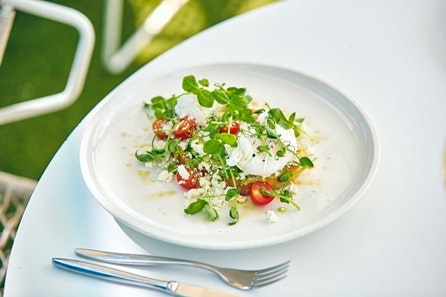 City View Two Course Meal with Fizz for Two at Angelica, Leeds 4