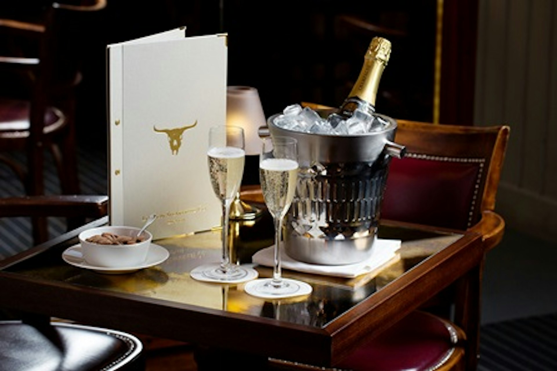 Complete Three Course Champagne Celebration Dining for Two at Marco Pierre White's London Steakhouse Co 1
