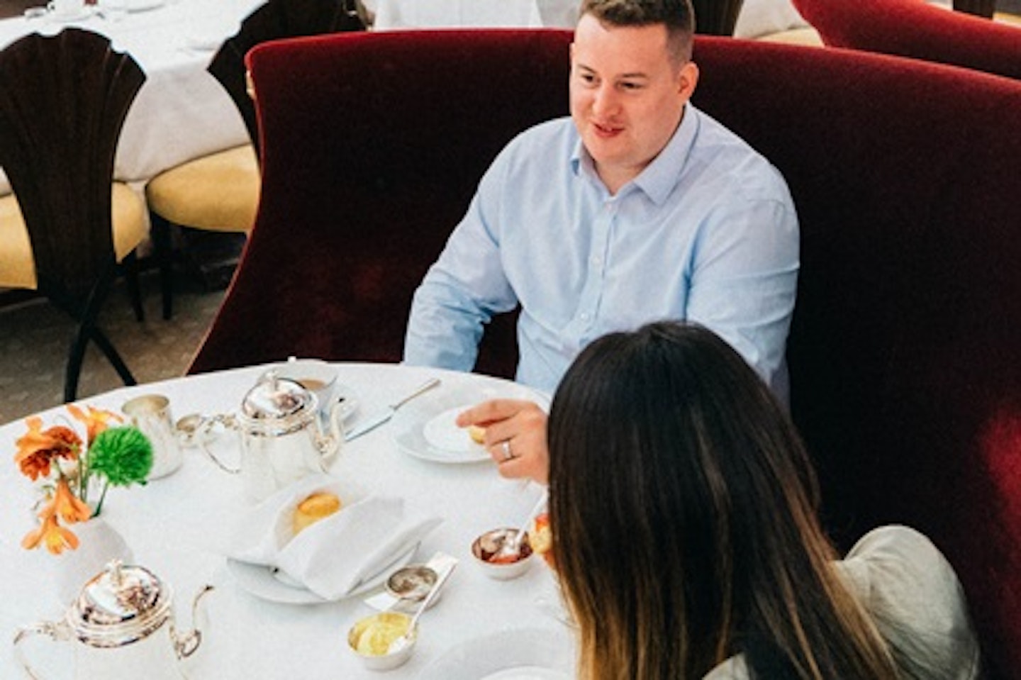 Cream Tea for Two at Harrods