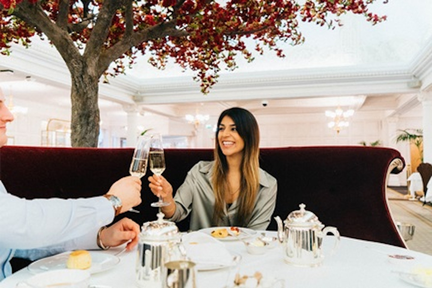 Cream Tea with a Glass of Champagne for Two at Harrods 1