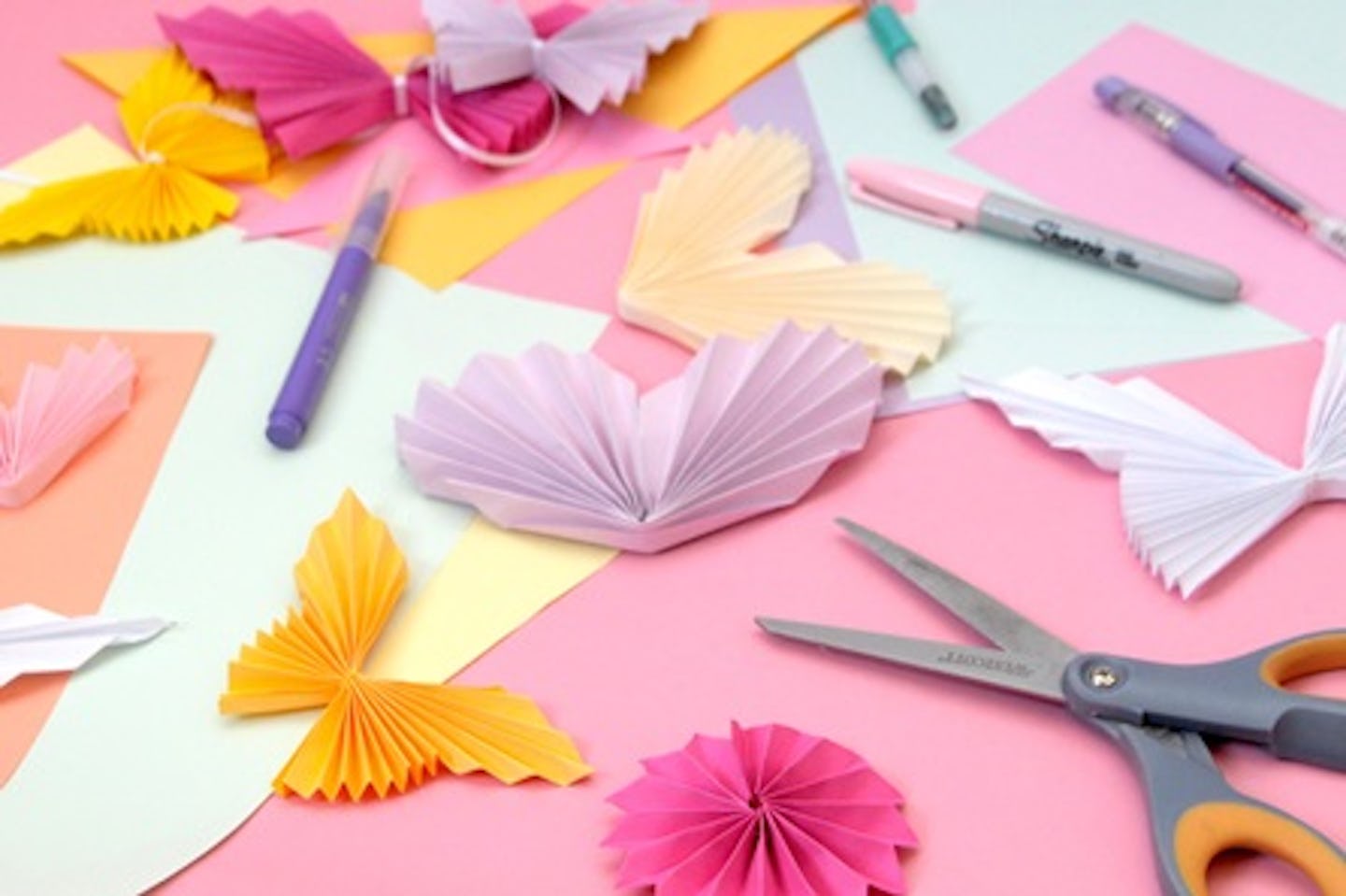 Create a Paper Craft Garland for Two at Peach Blossom, Brighton