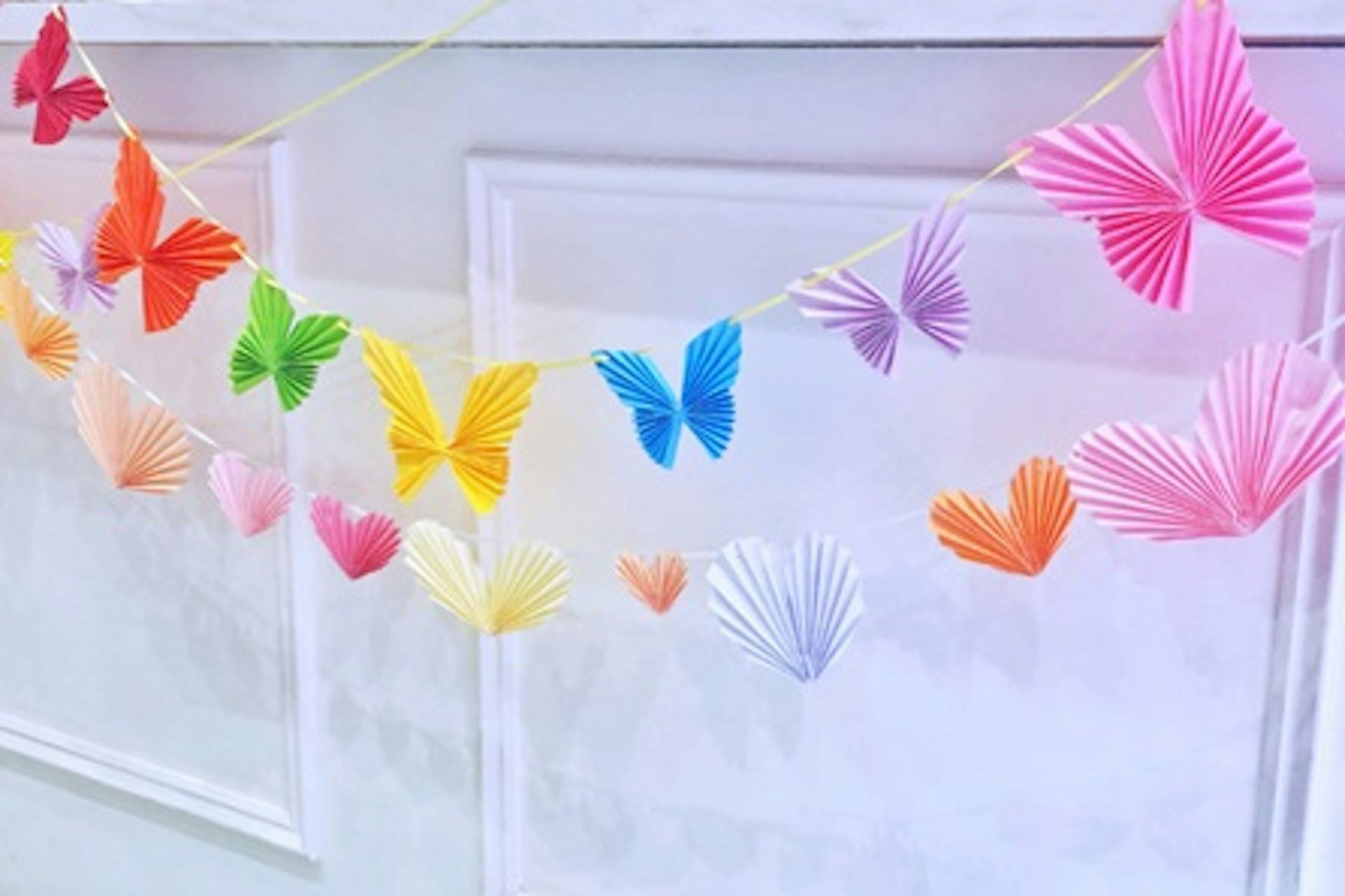 Create a Paper Craft Garland for Two at Peach Blossom, Brighton