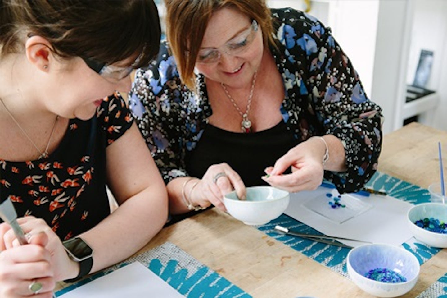 Create Your Own Personalised Fused Glass Masterpiece with Prosecco for Two