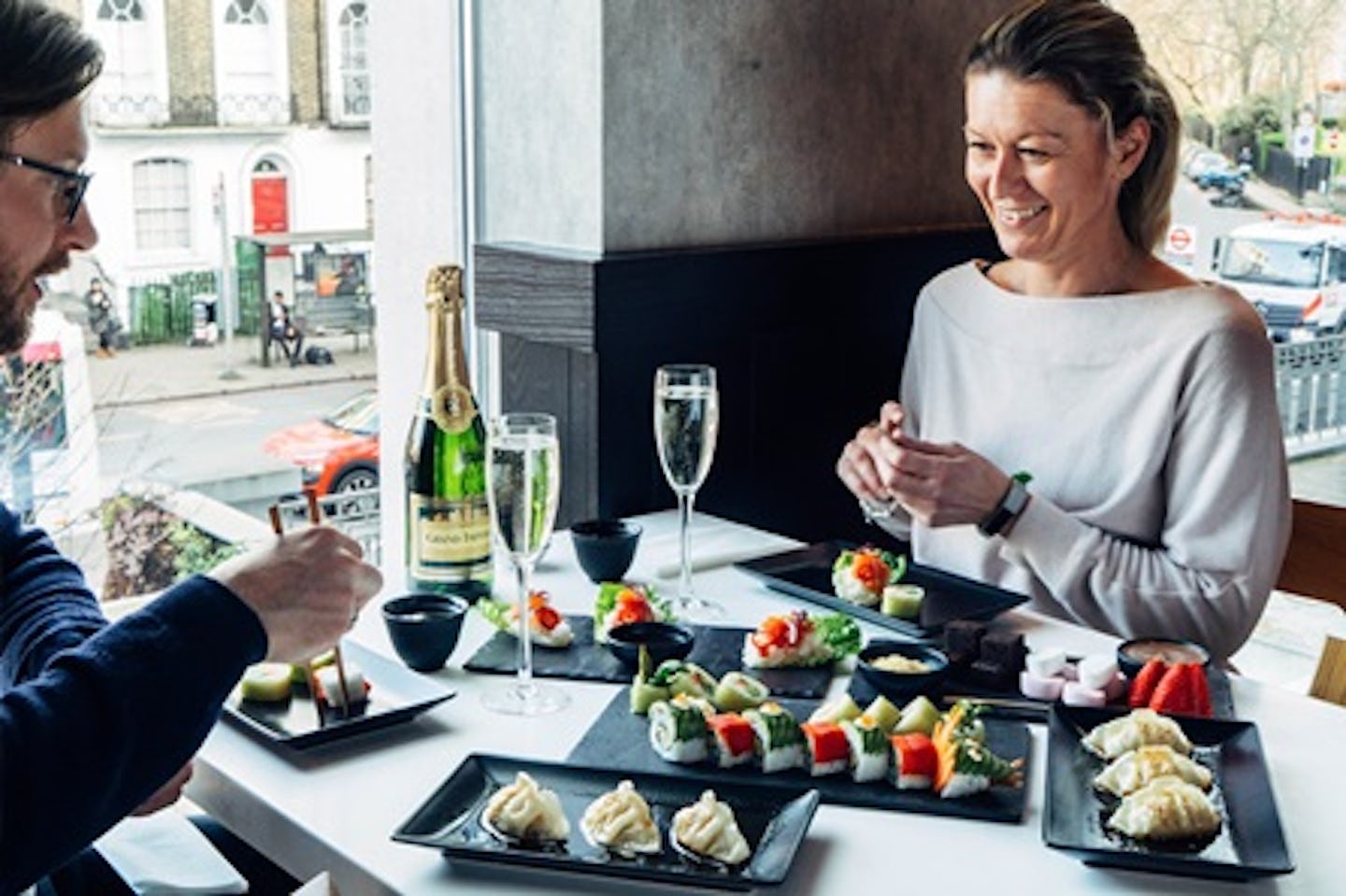 Create Your Own Sushi Dragon with Free Flowing Brunch for Two at inamo, London