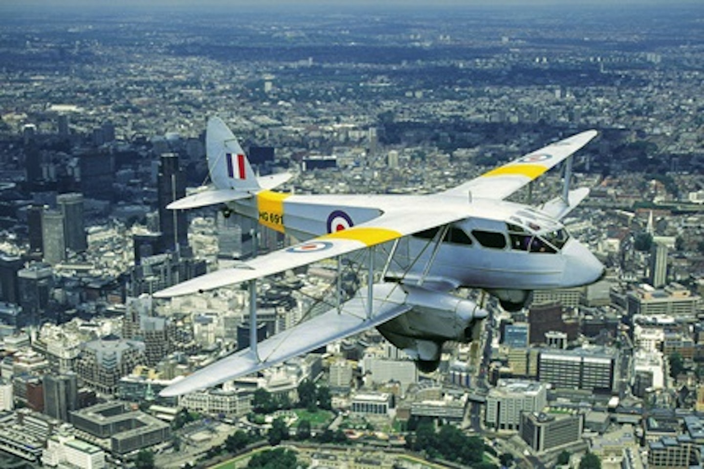 De Havilland Dragon Rapide Flight over London for Two 1