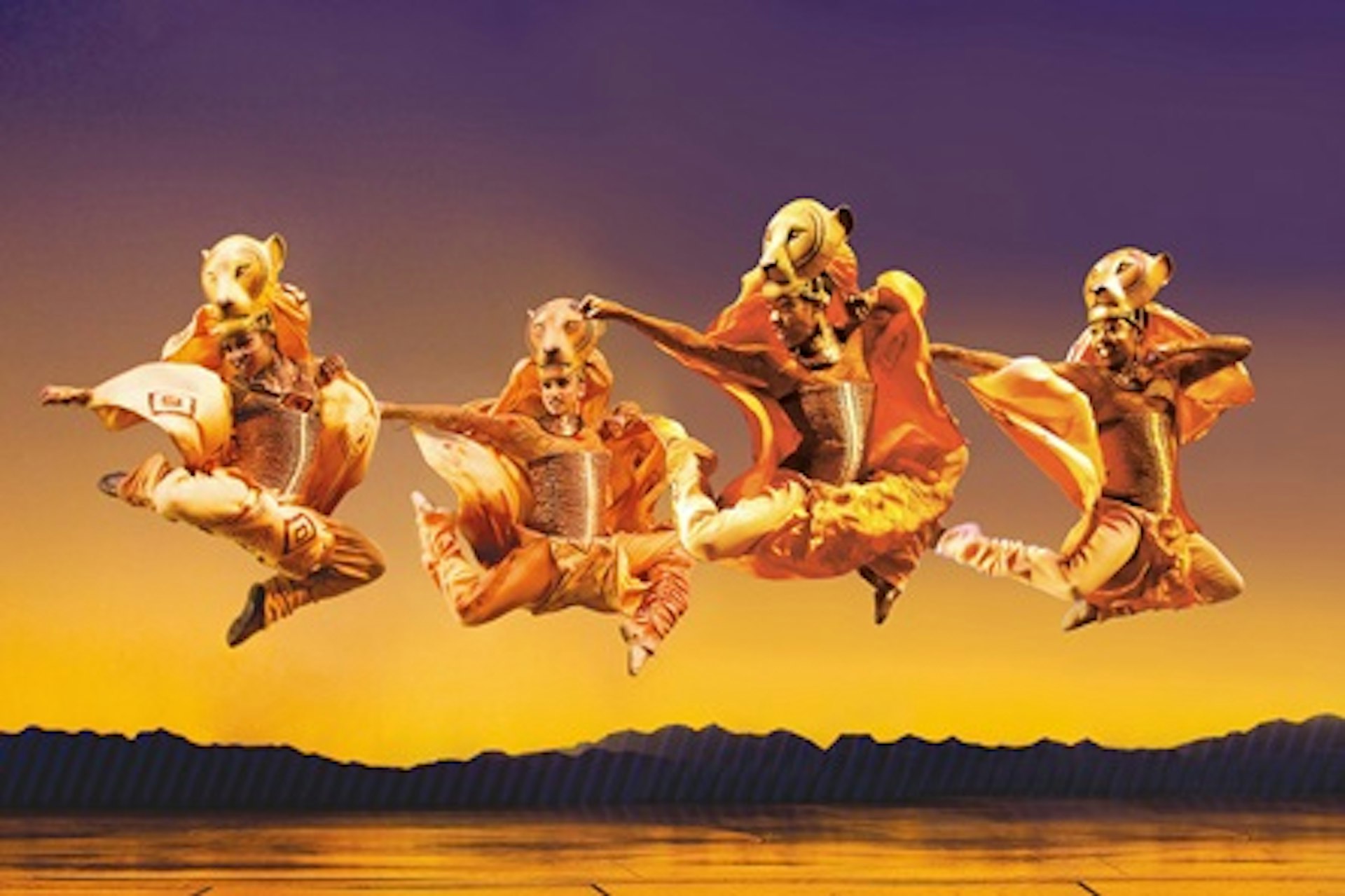 Disney's The Lion King Theatre Tickets with Meal and Prosecco for Two