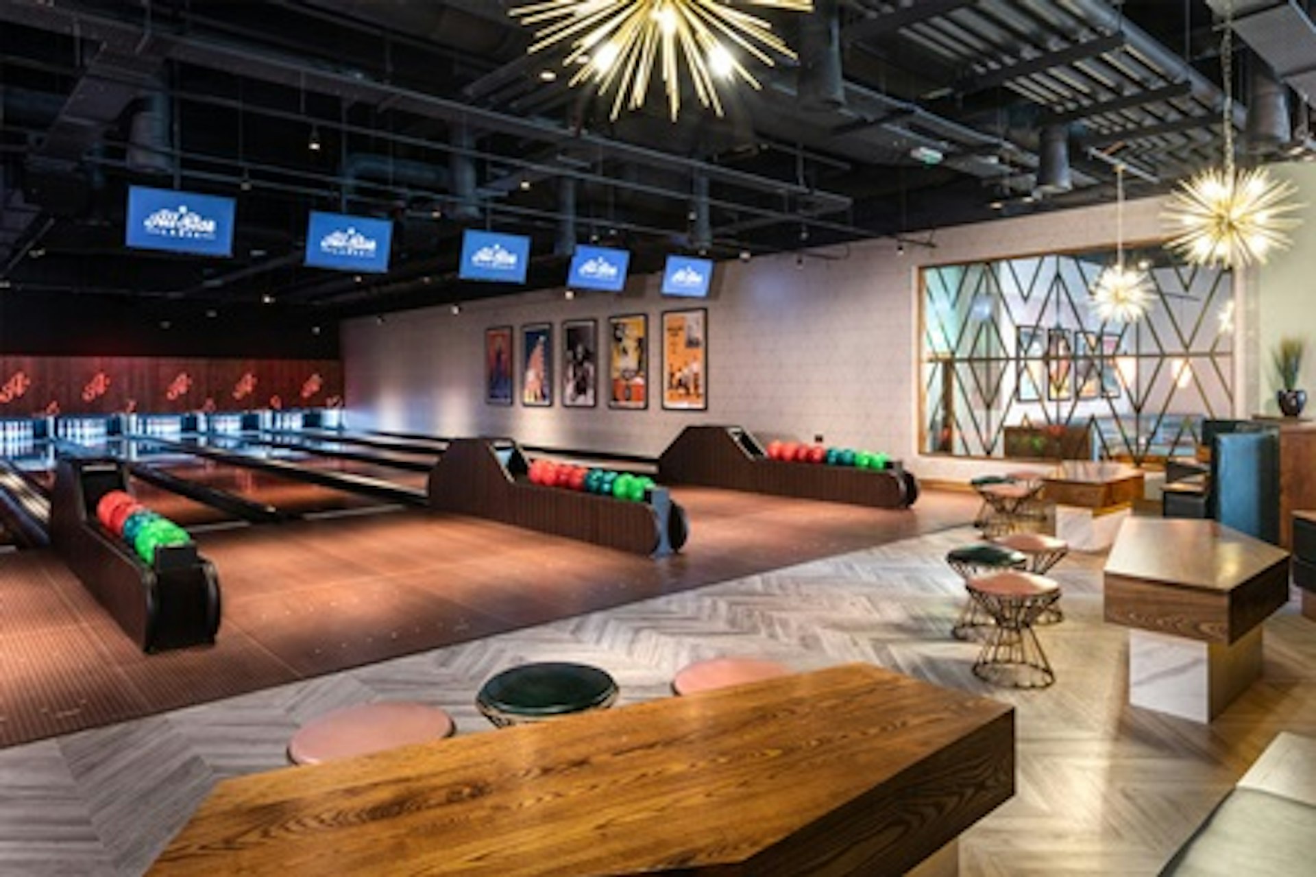 Drink, Dine and Boutique Bowling for Two at All Star Lanes 2