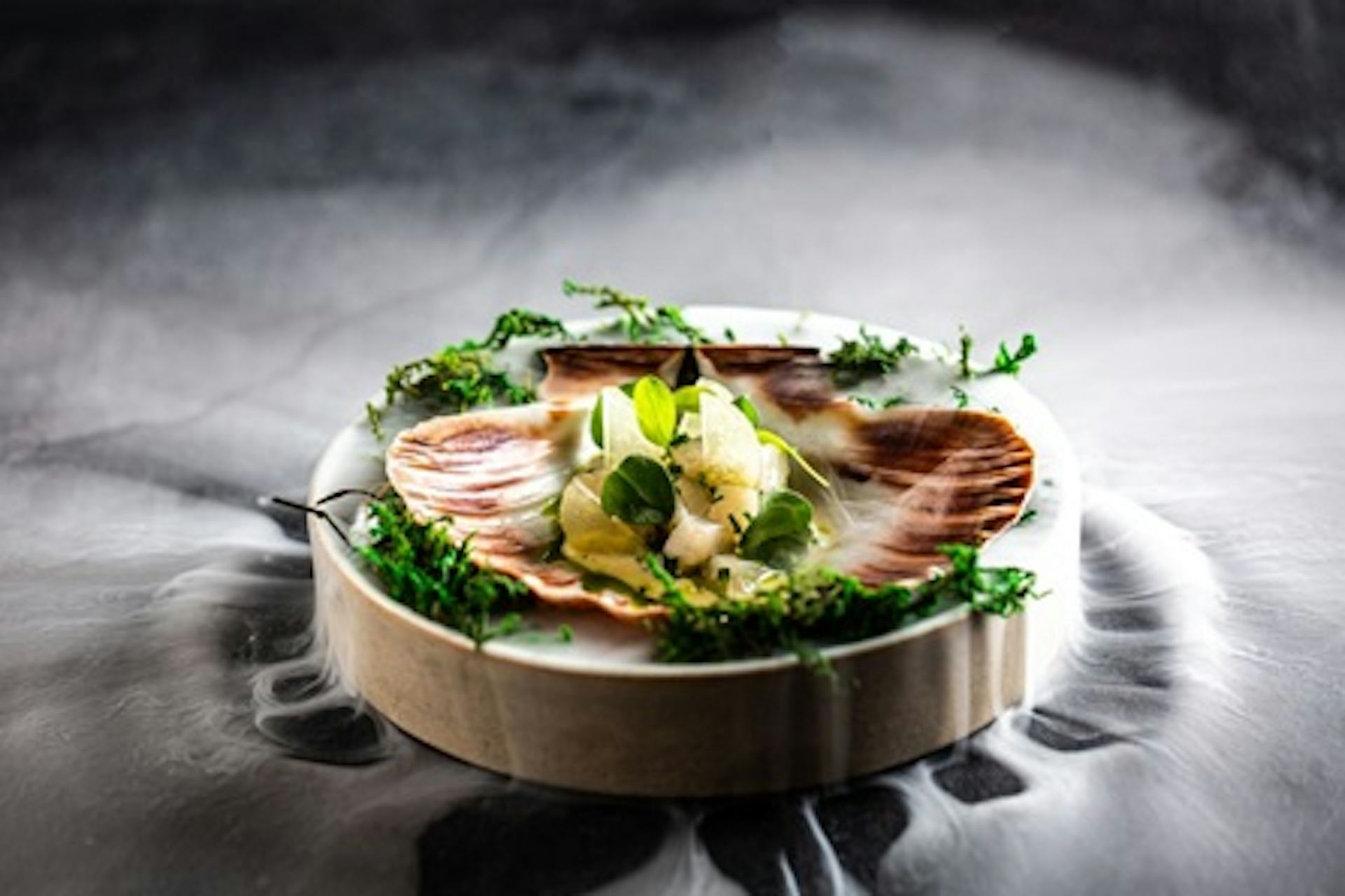 Eight Dish Tasting Menu Created by Great British Menu Chef Andrew Sheridan for Two at About 8