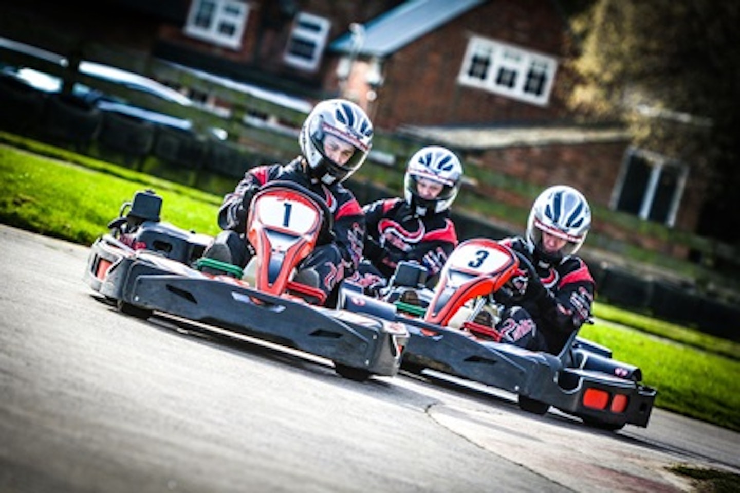 Family of Four Karting Experience with Lunch at Whilton Mill Outdoor Circuit 2