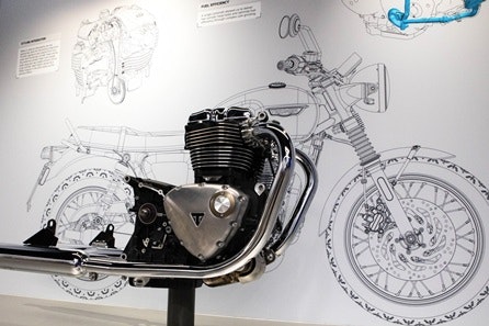 Family Triumph Motorcycle Factory Tour 1