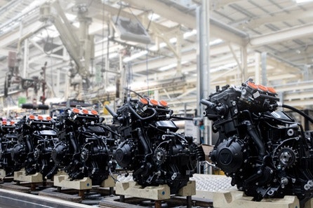 Family Triumph Motorcycle Factory Tour 3