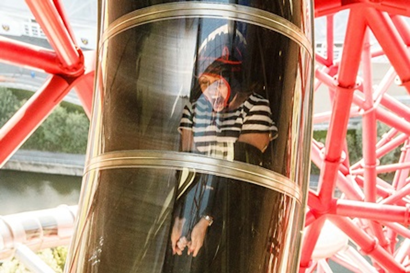 Family Visit to The Slide at The ArcelorMittal Orbit with Cake and Hot Drinks 2