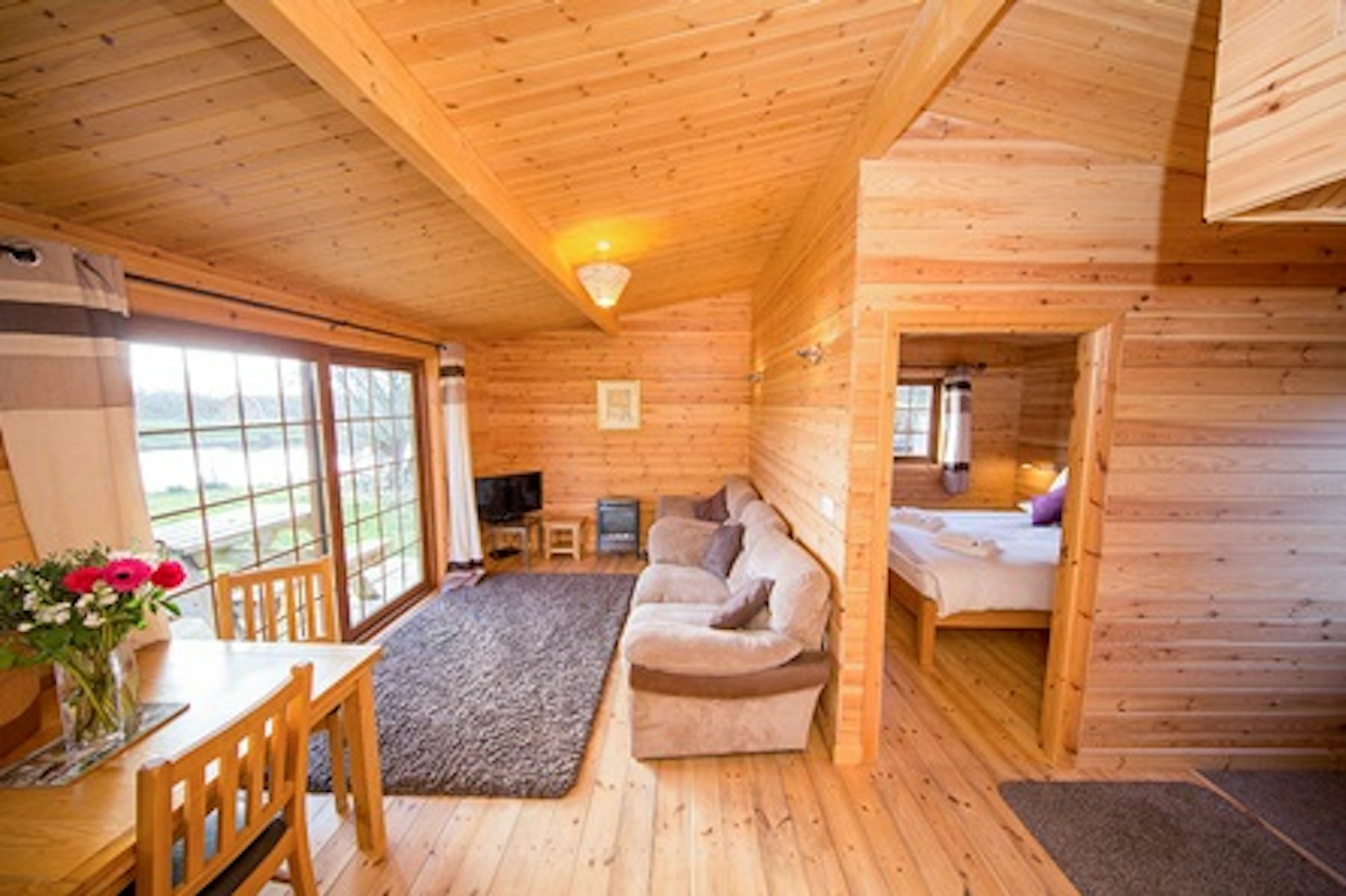 Four Night Somerset Log Cabin Escape for Two at Wall Eden Farm 2