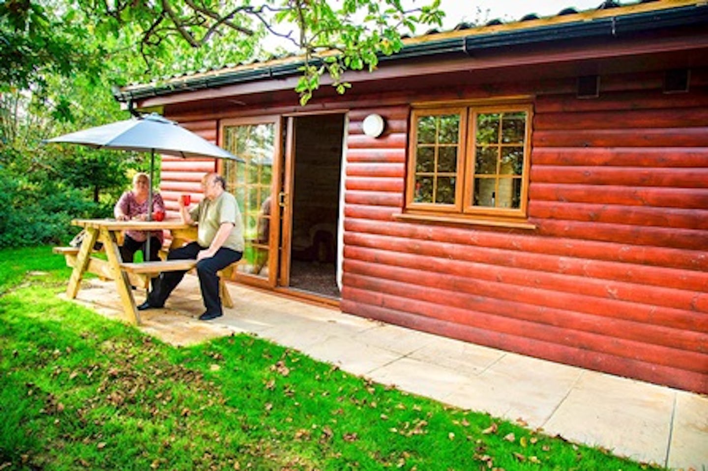 Four Night Somerset Log Cabin Escape for Two at Wall Eden Farm