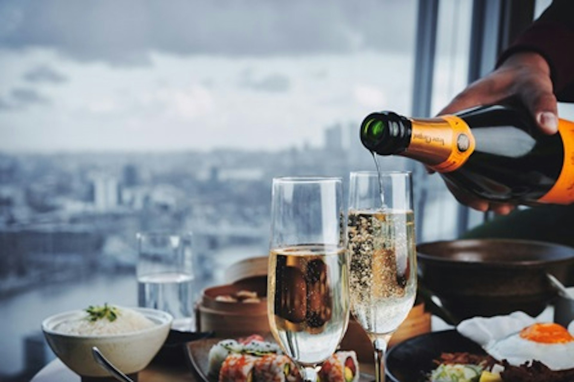 Free-Flowing Champagne Sky Brunch for Two at the 5* Luxury Shangri-La Hotel